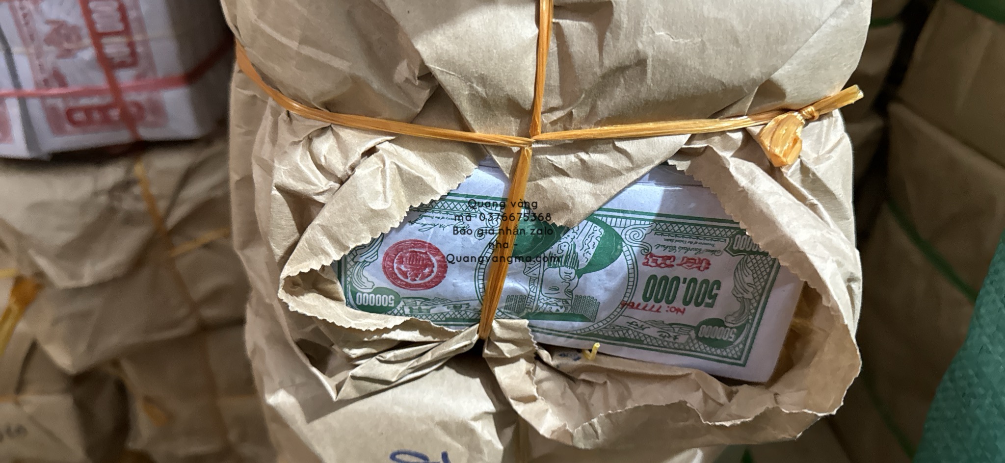 hộp ông bà tiền chủ hàng sịn đầy đủ hoặc ông bà