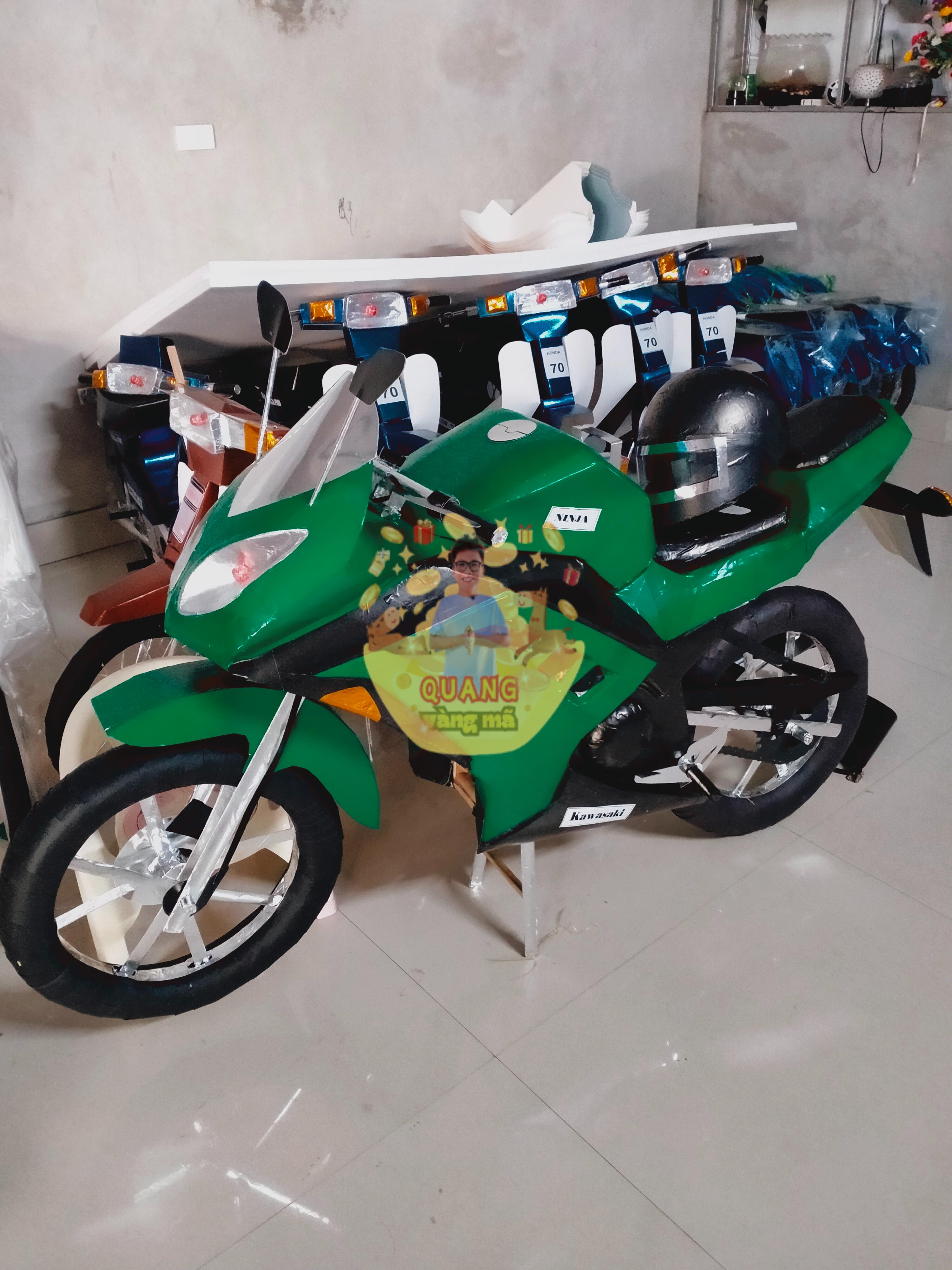 kawasaki nija xanh moto phân khối lớn