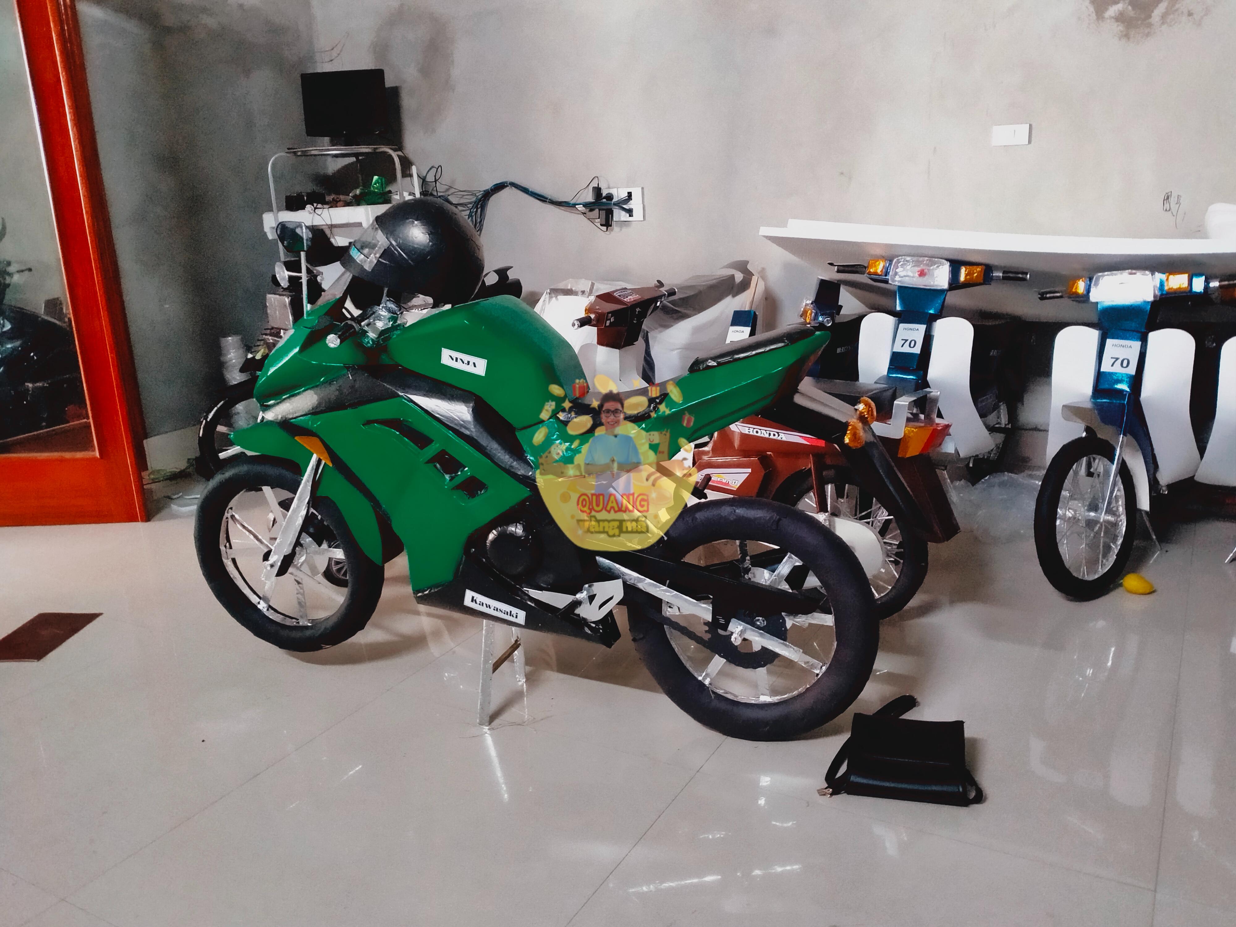 kawasaki nija xanh moto phân khối lớn