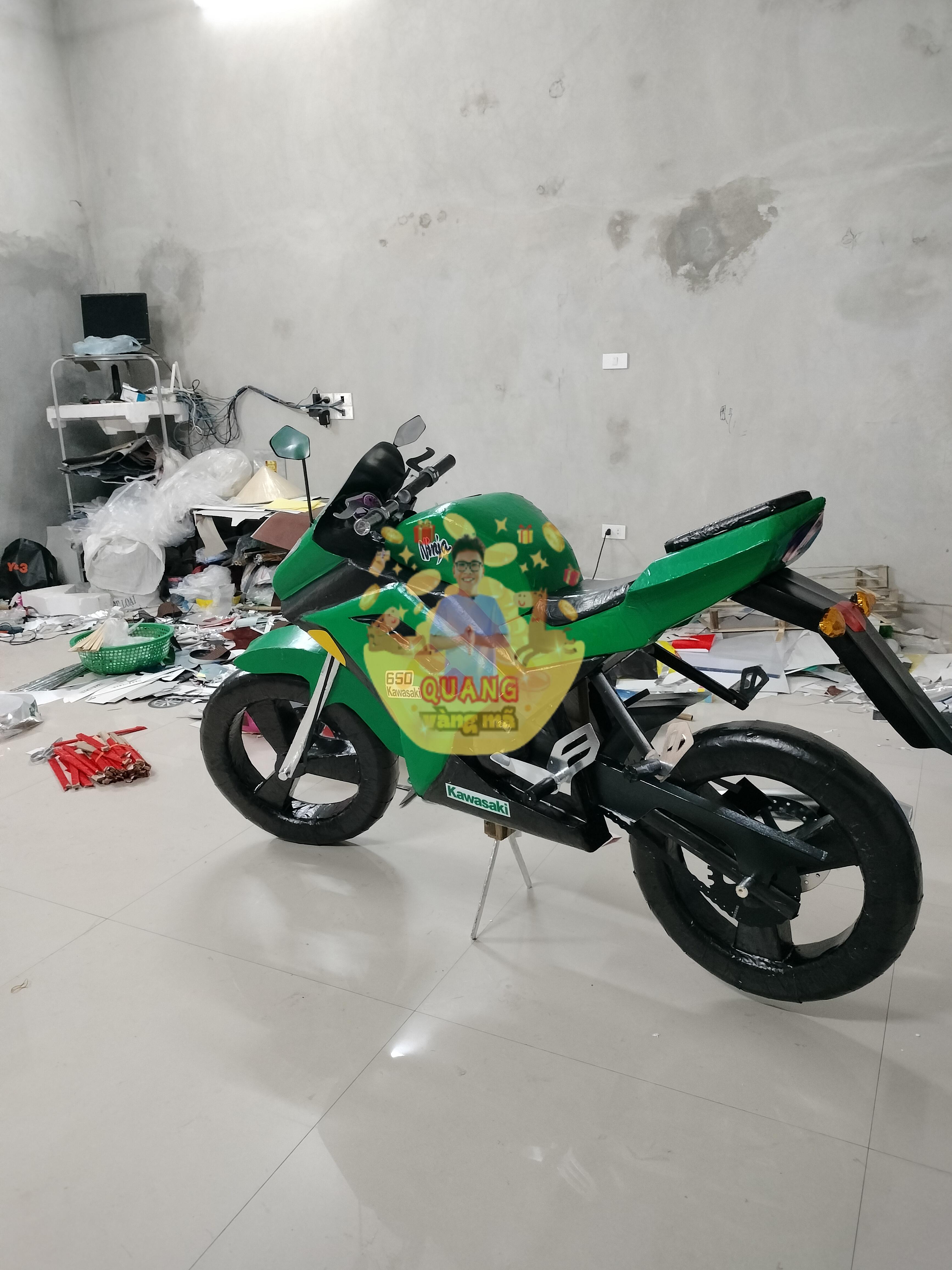 kawasaki xanh lá cây