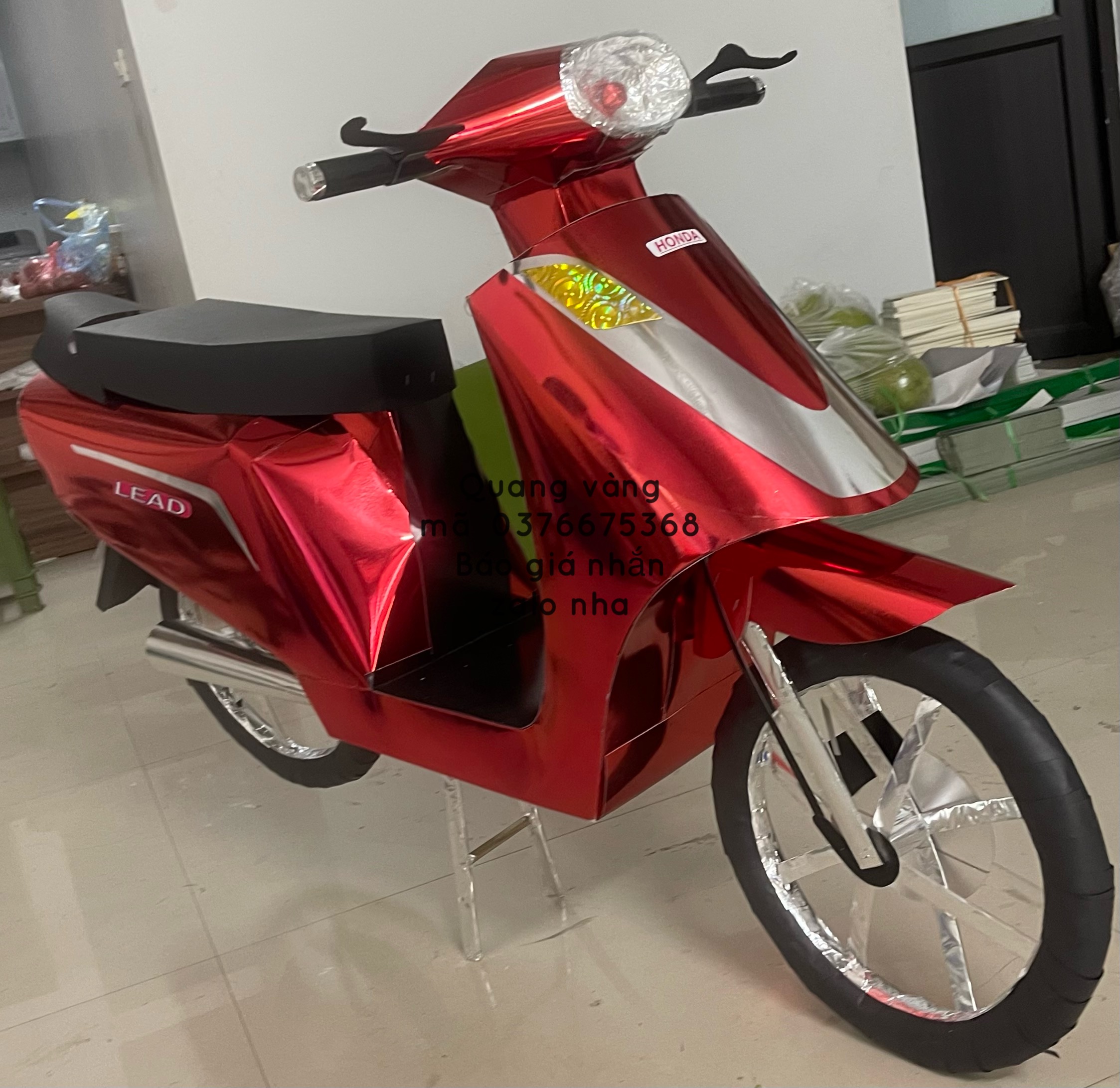 lead đỏ honda