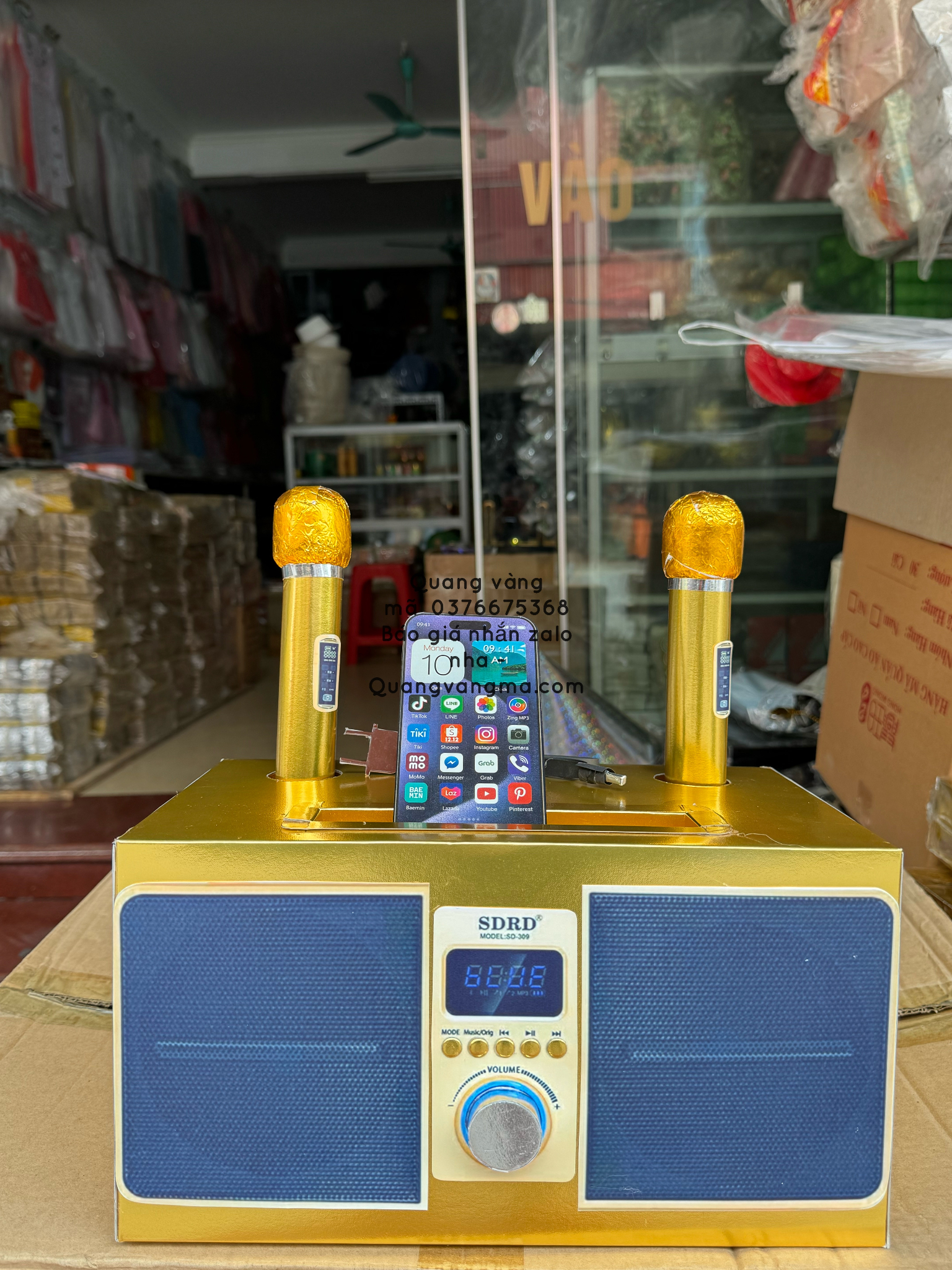 loa mic hát kara di động