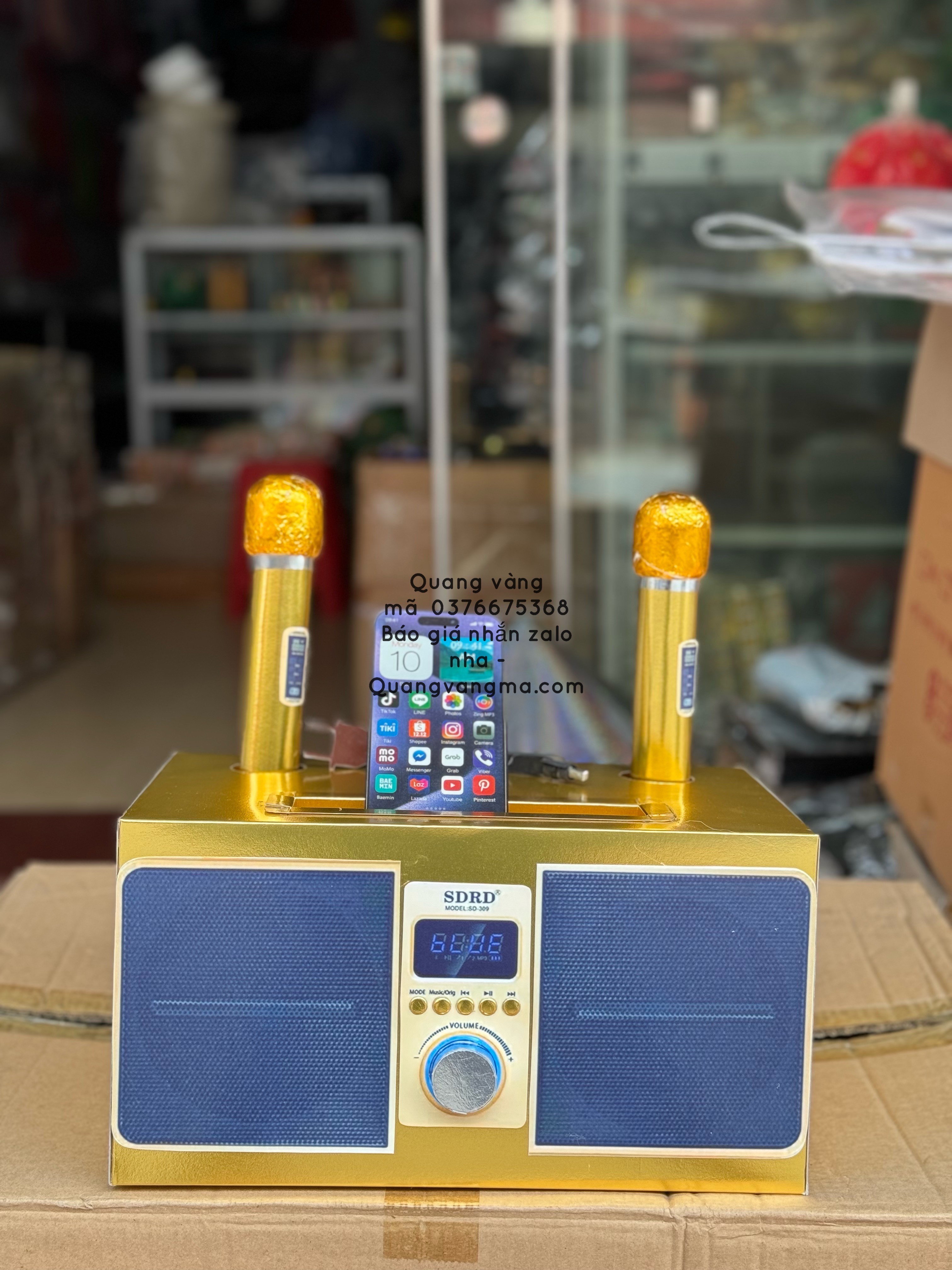 loa mic hát kara di động