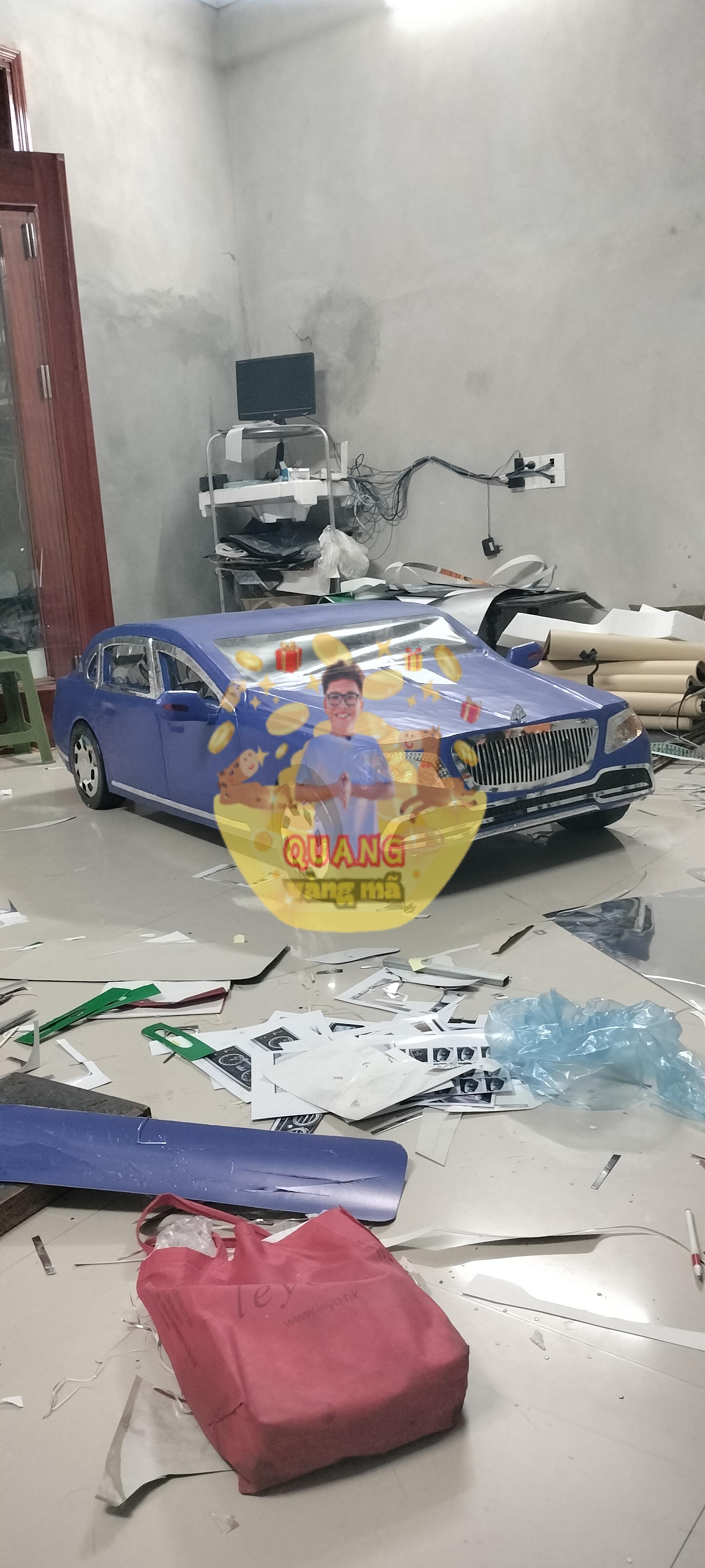 maybach xanh biển