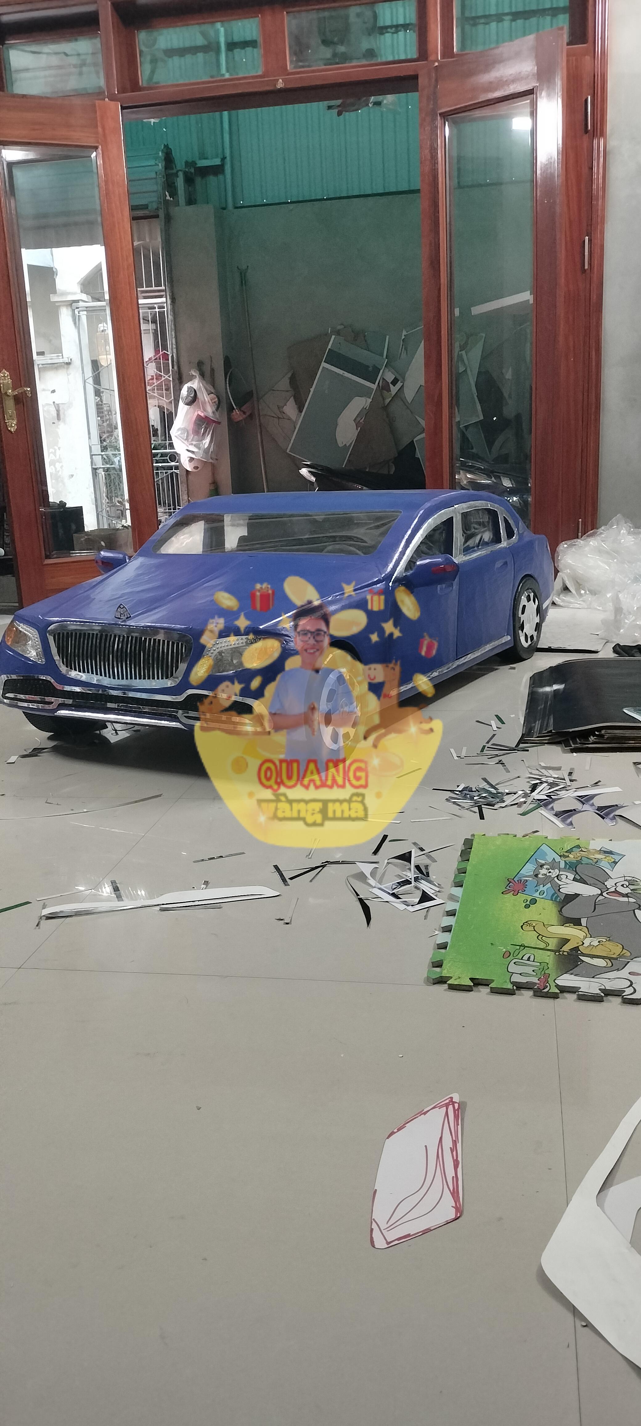 maybach xanh biển