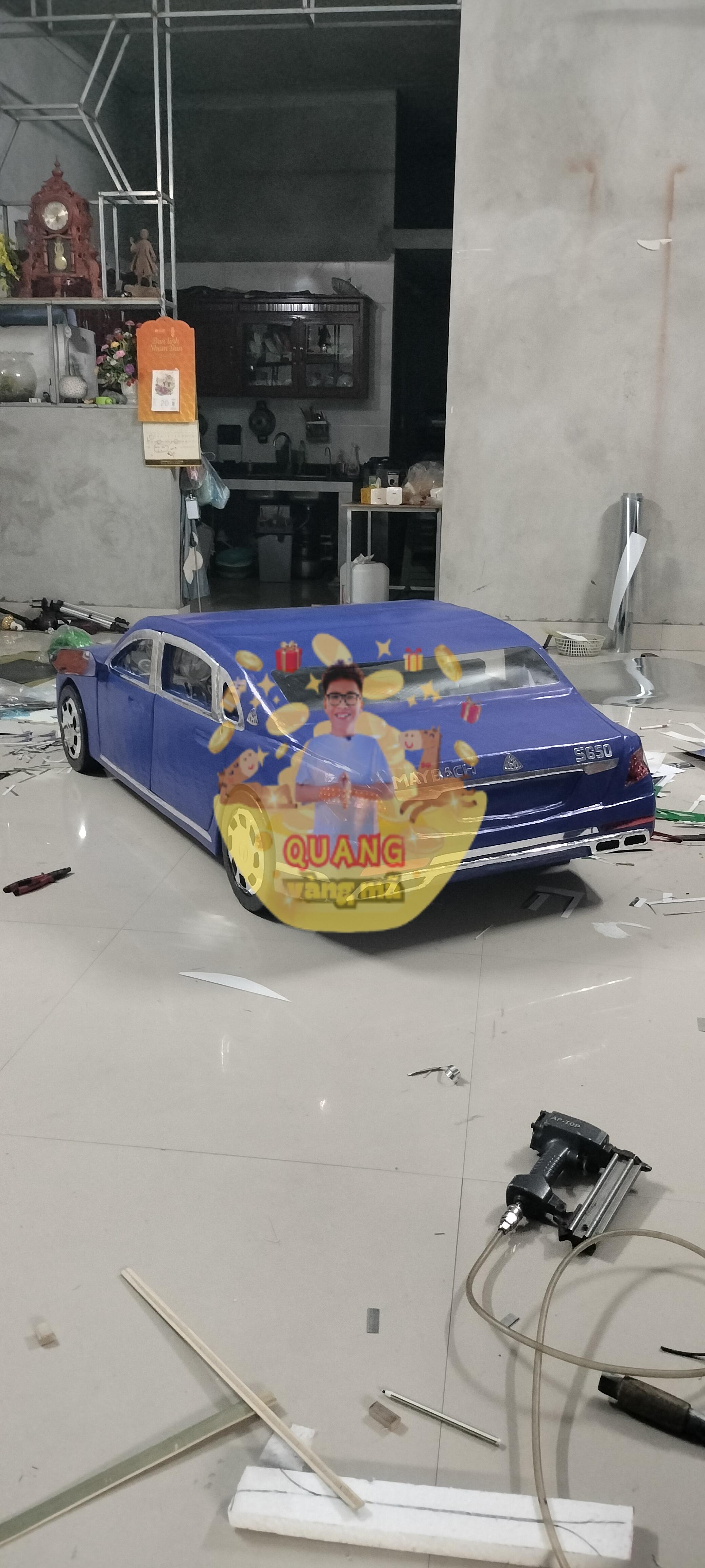 maybach xanh biển
