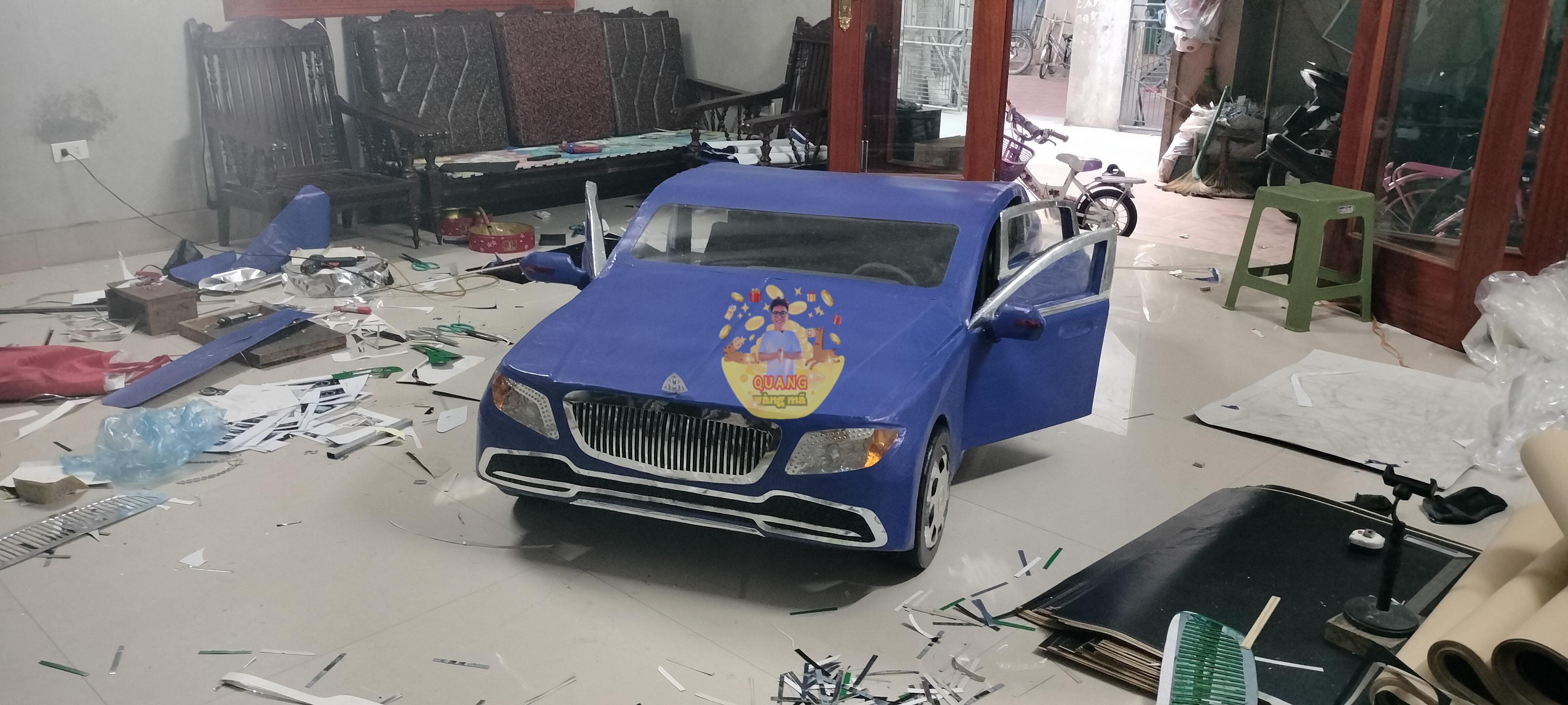 maybach xanh biển