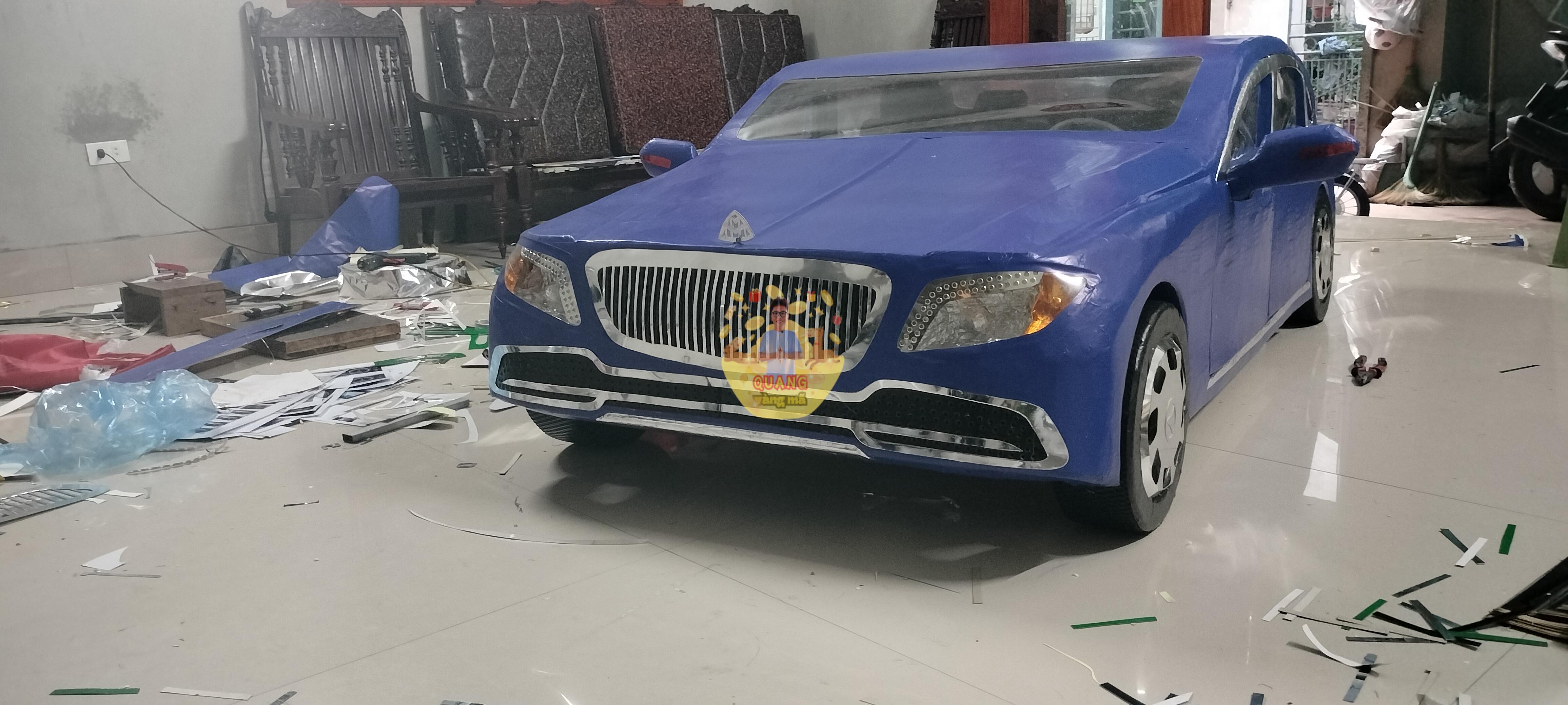 maybach xanh biển