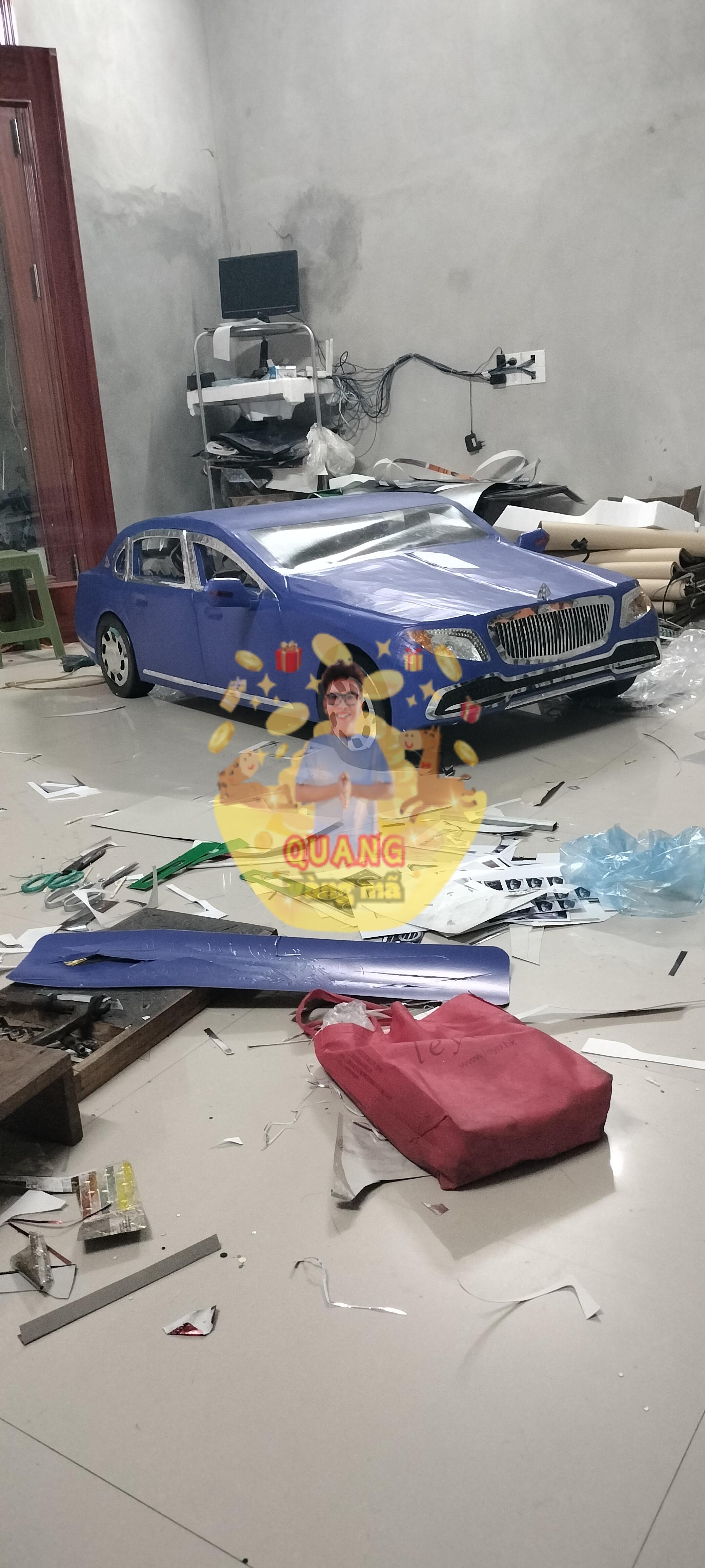maybach xanh biển