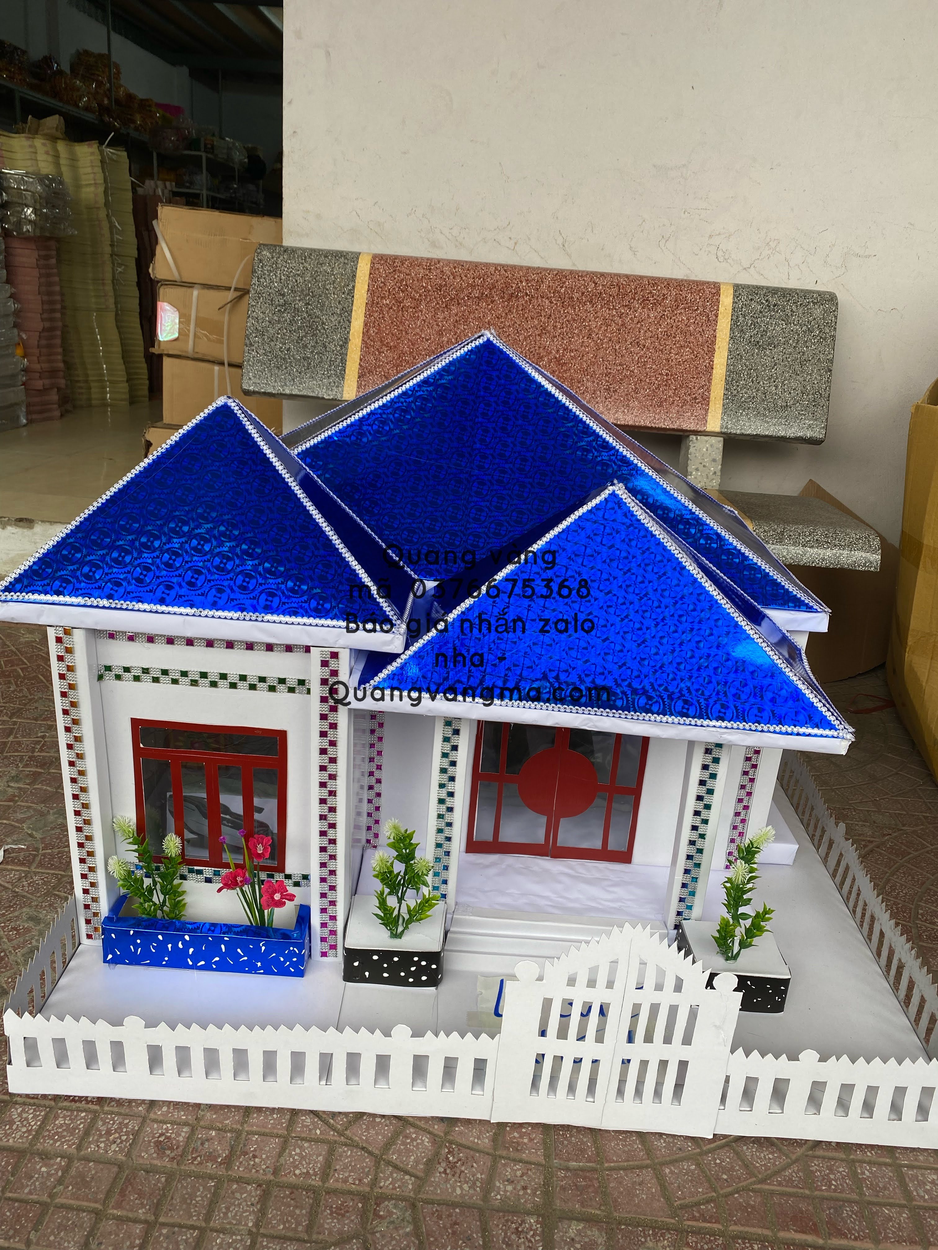 nhà 1 tầng đơn giản nhẹ nhàng