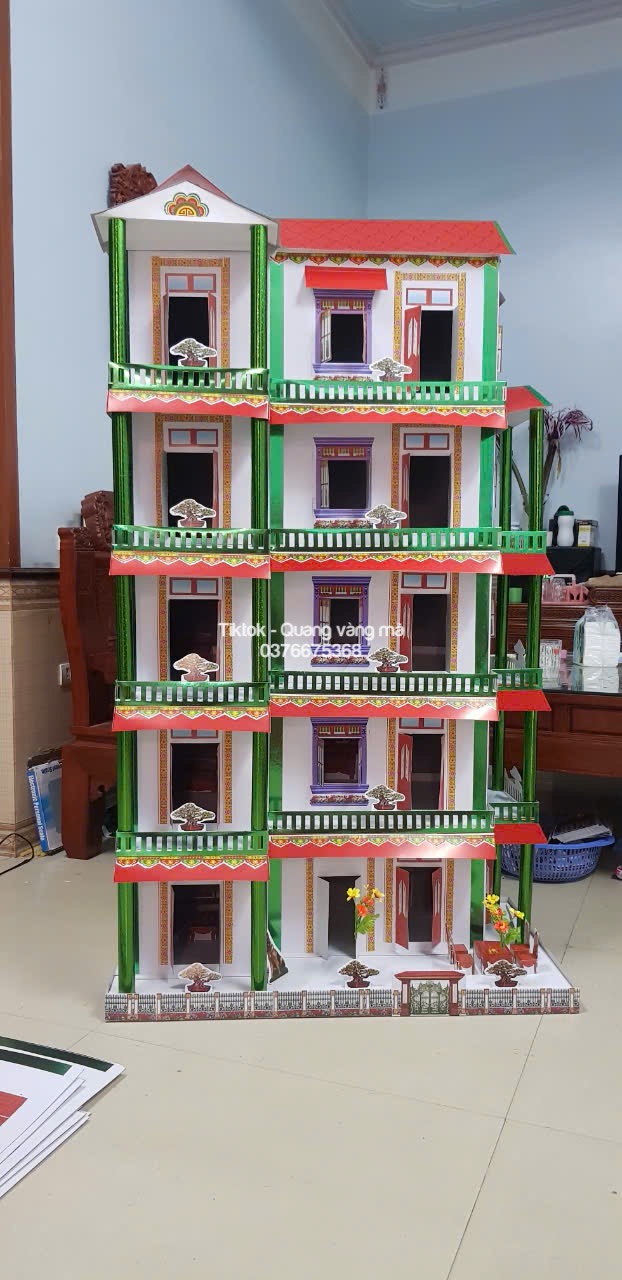 nhà 4-8 tầng có hàng ẹp mua về tự dựng giảm cồng kềnh khi ship