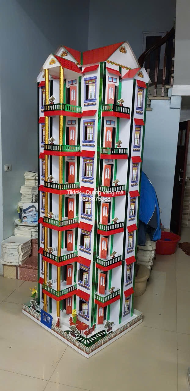 nhà 4-8 tầng có hàng ẹp mua về tự dựng giảm cồng kềnh khi ship