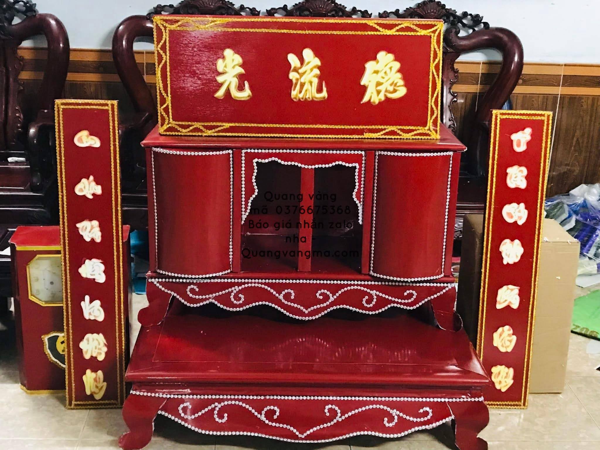 sập gụ tủ chè hoành phi câu đối