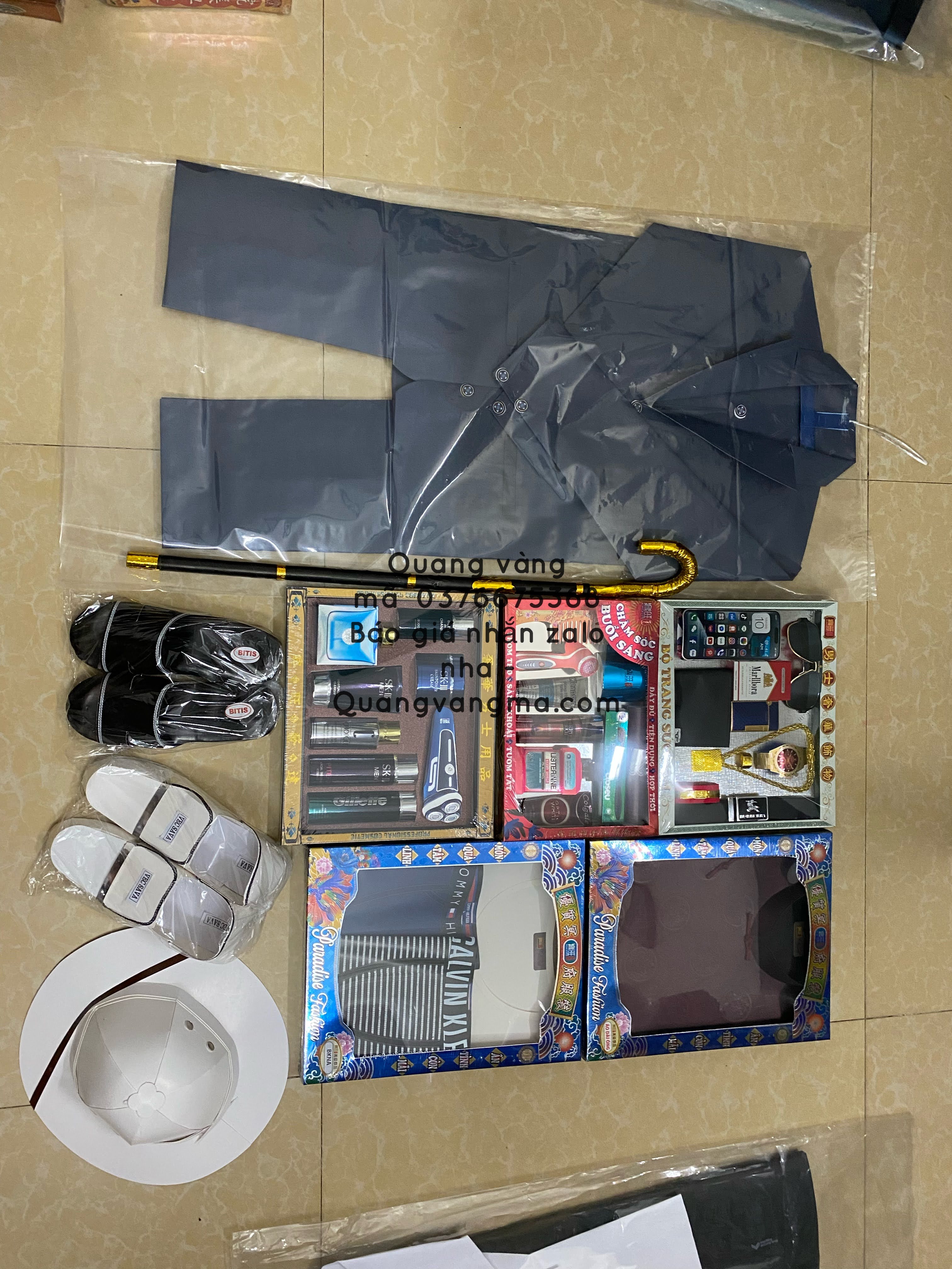 set ông mặc véc