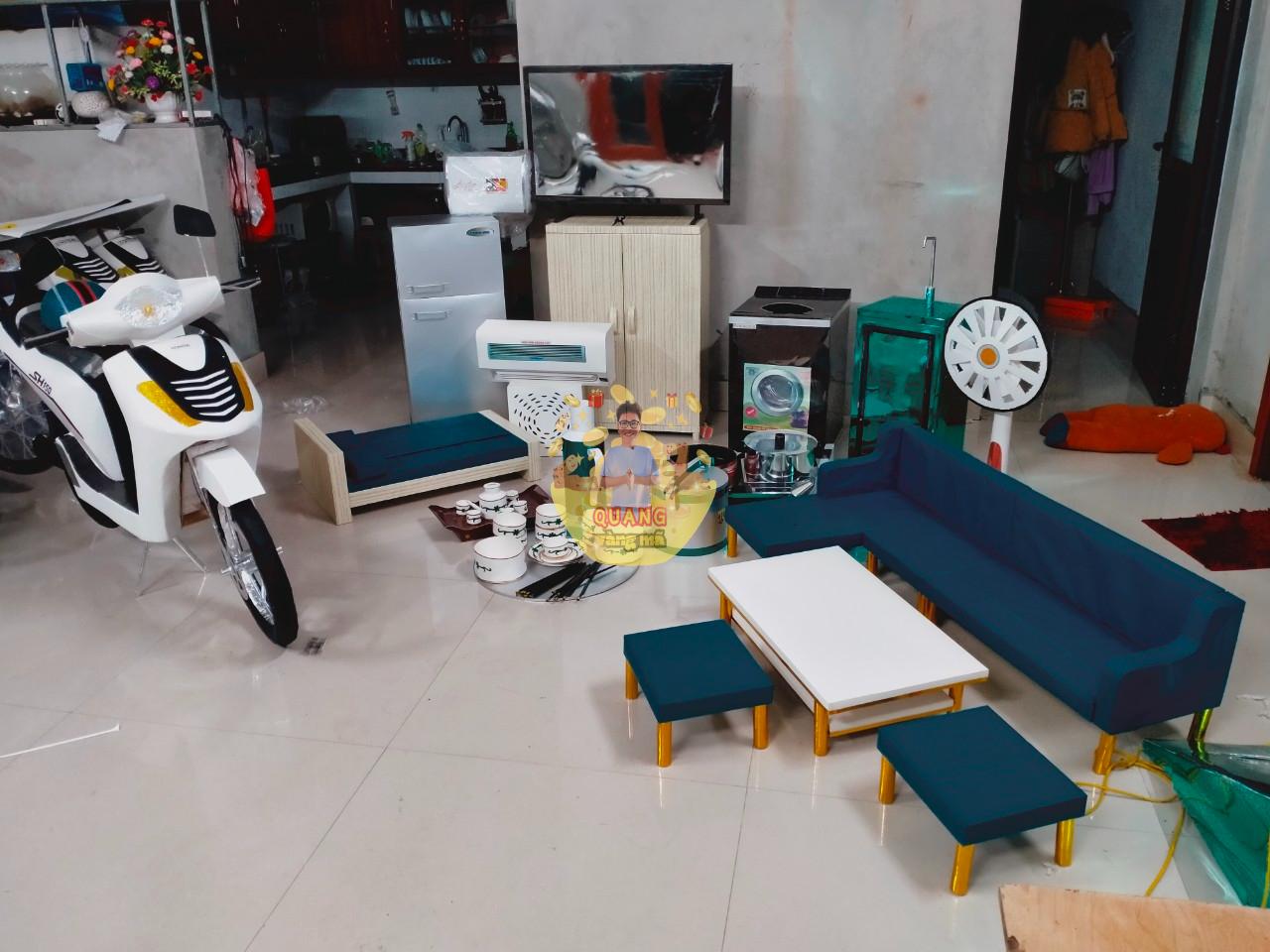set xe cộ nhà cửa nội thất 49 ngày
