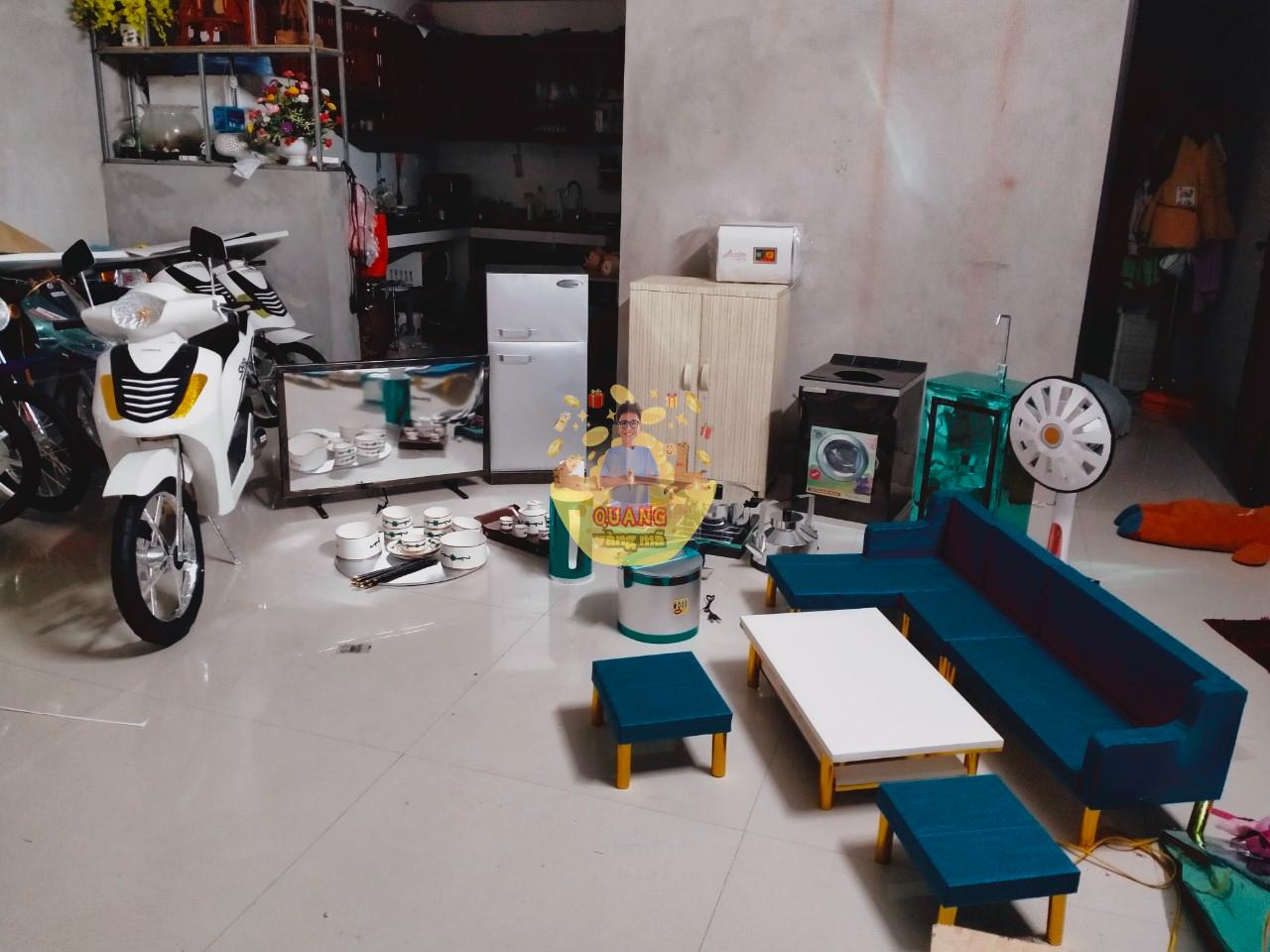 set xe cộ nhà cửa nội thất 49 ngày
