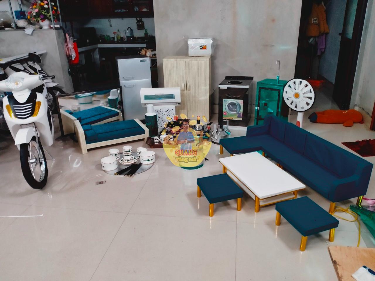 set xe cộ nhà cửa nội thất 49 ngày