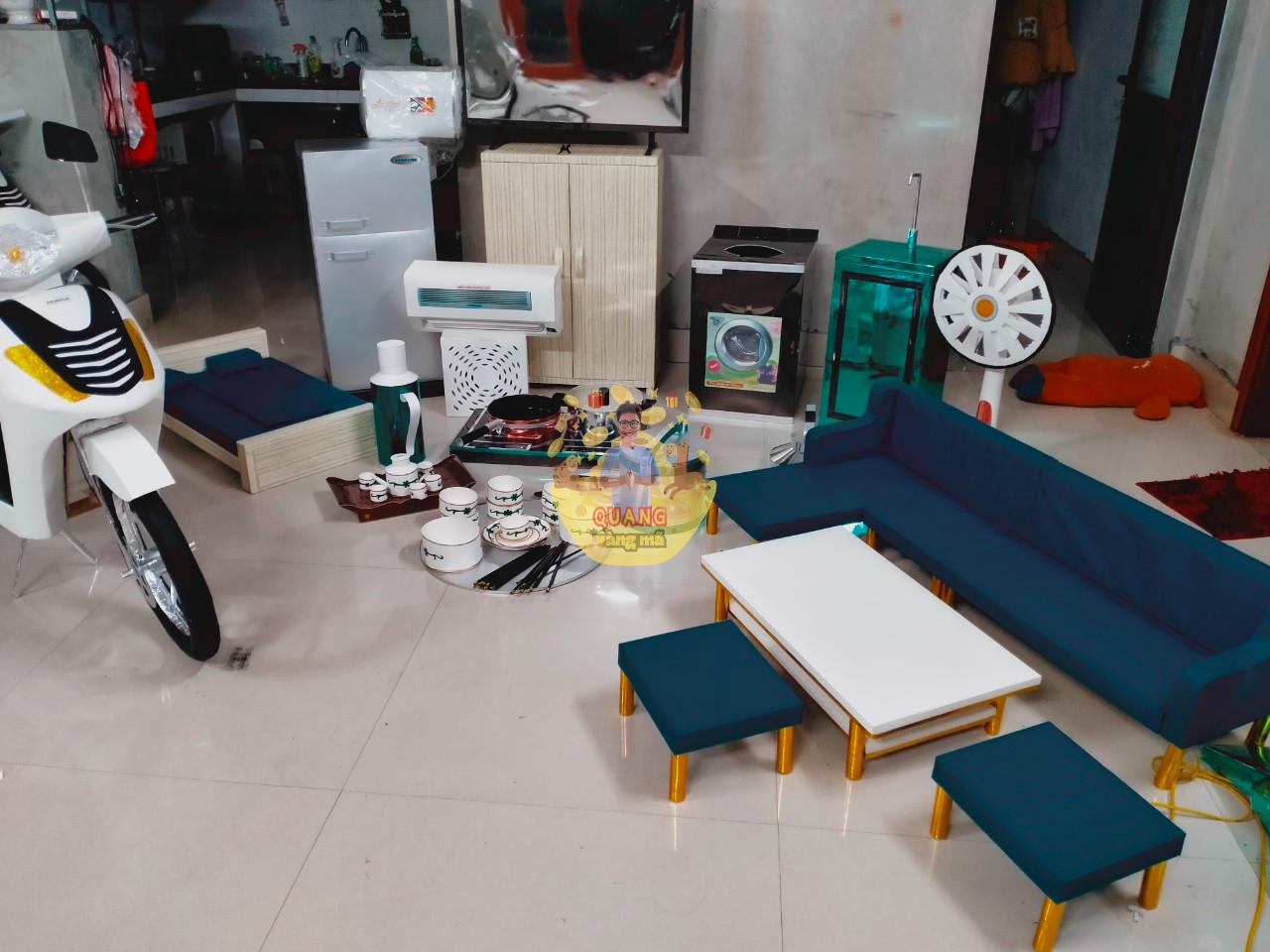 set xe cộ nhà cửa nội thất 49 ngày
