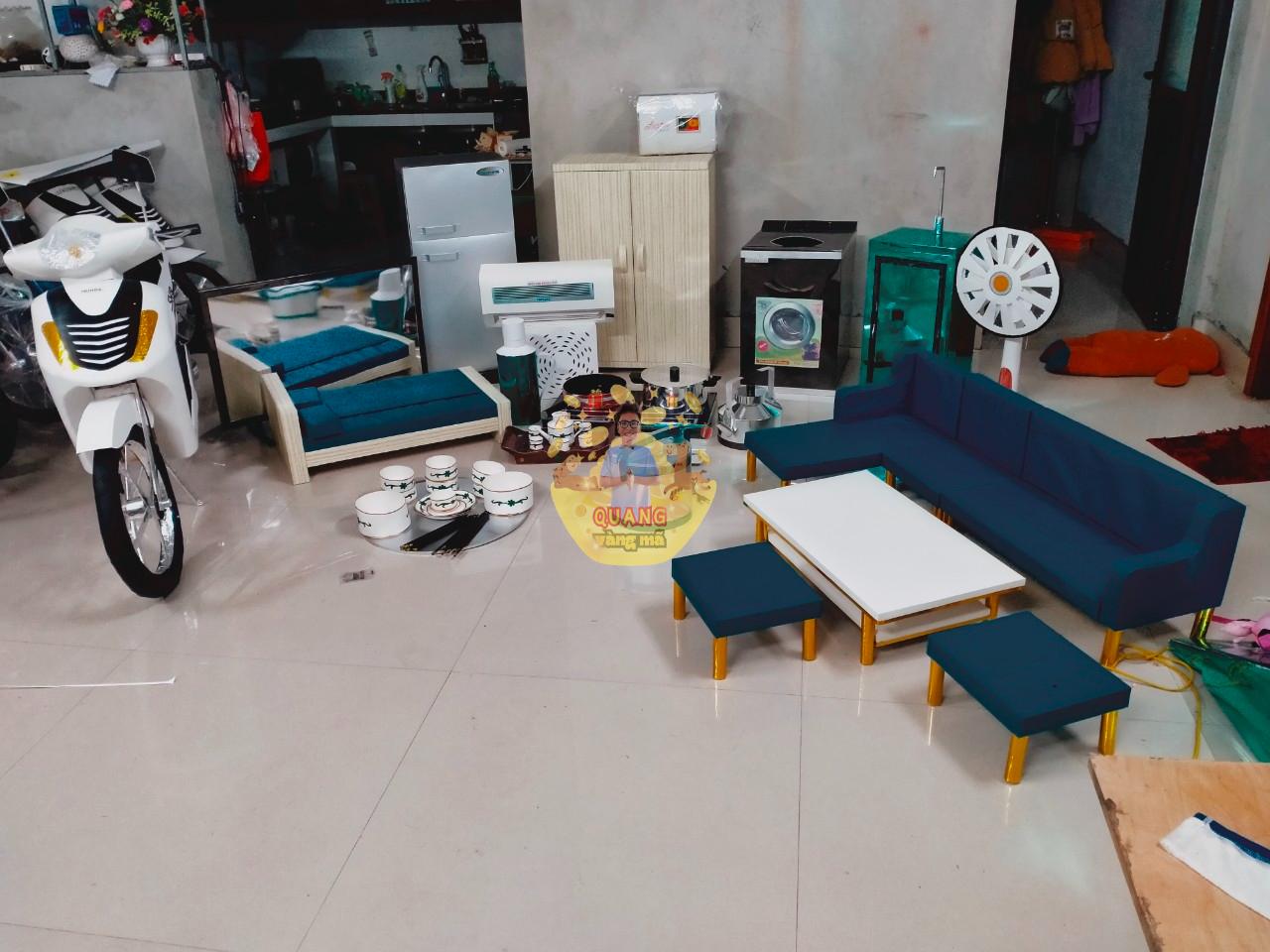 set xe cộ nhà cửa nội thất 49 ngày