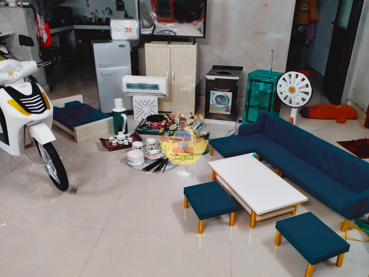 set xe cộ nhà cửa nội thất 49 ngày