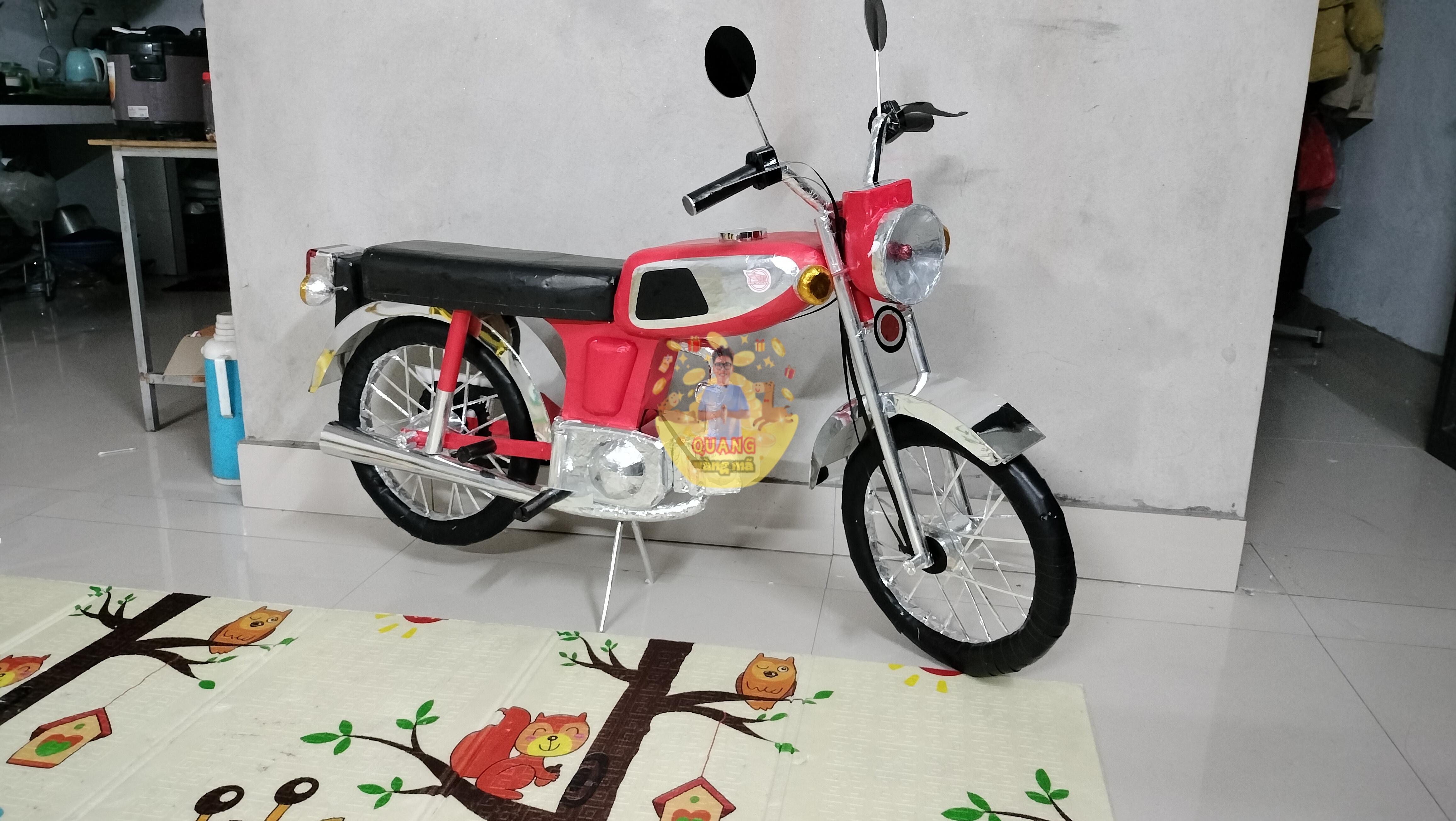 xe 67 honda đỏ