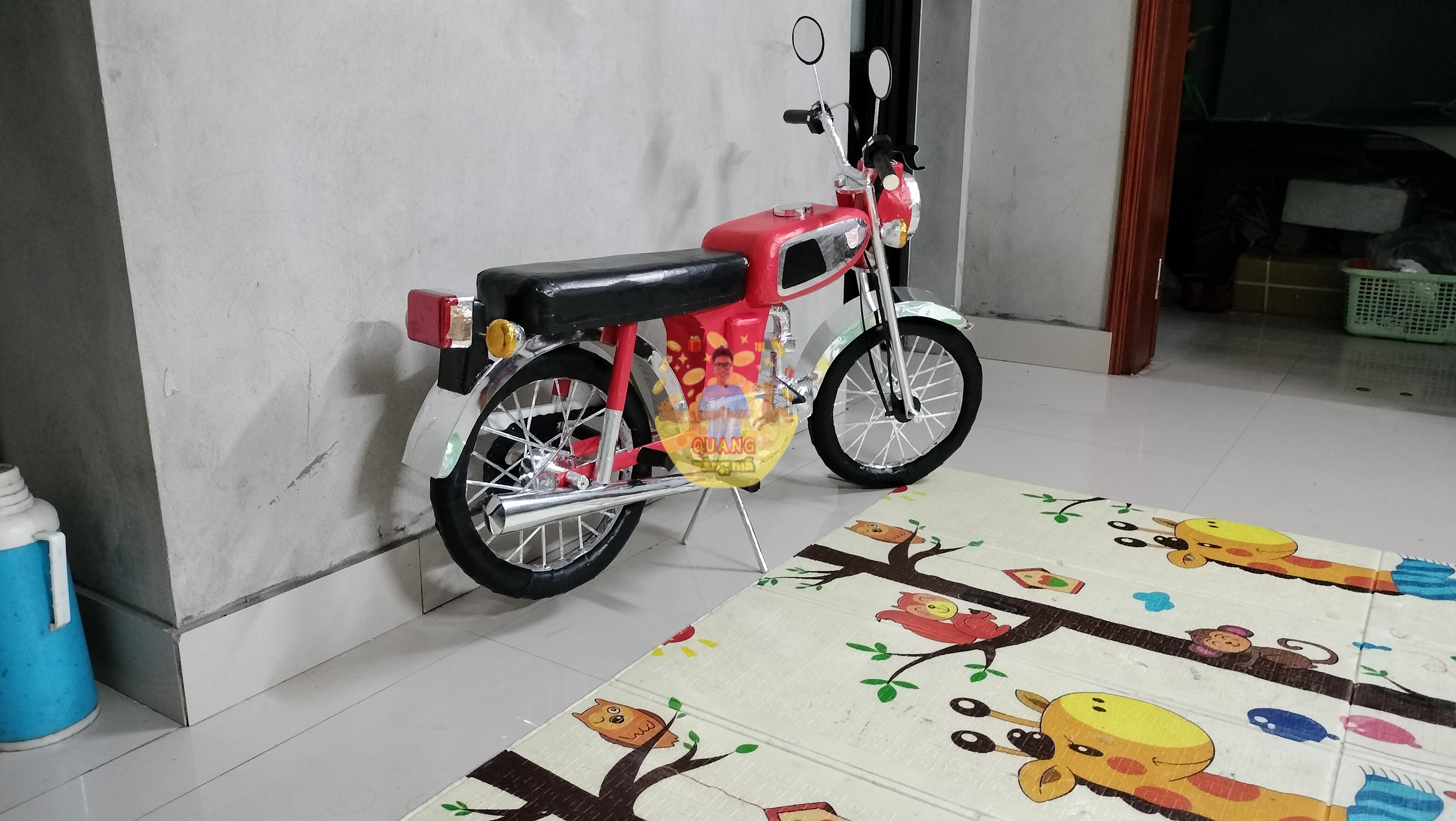 xe 67 honda đỏ