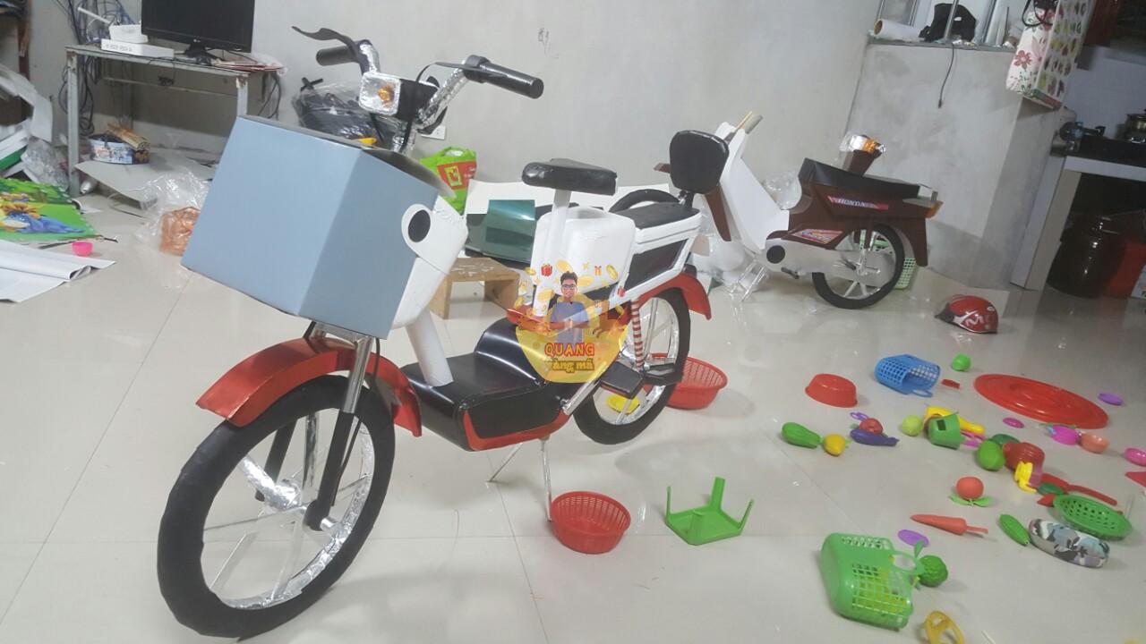 xe đạp điện đỏ honda