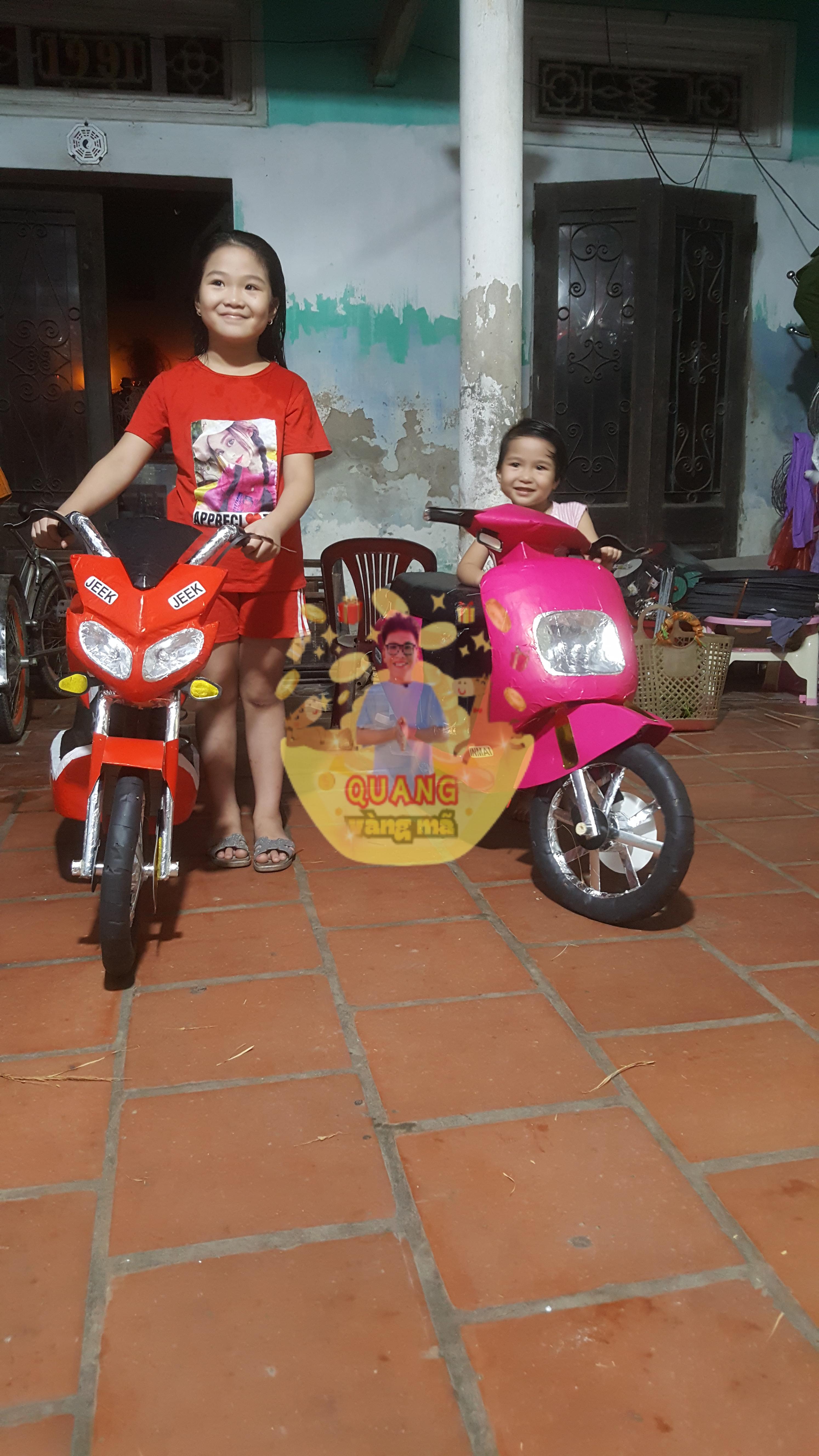 xe đạp điện mầu hồng