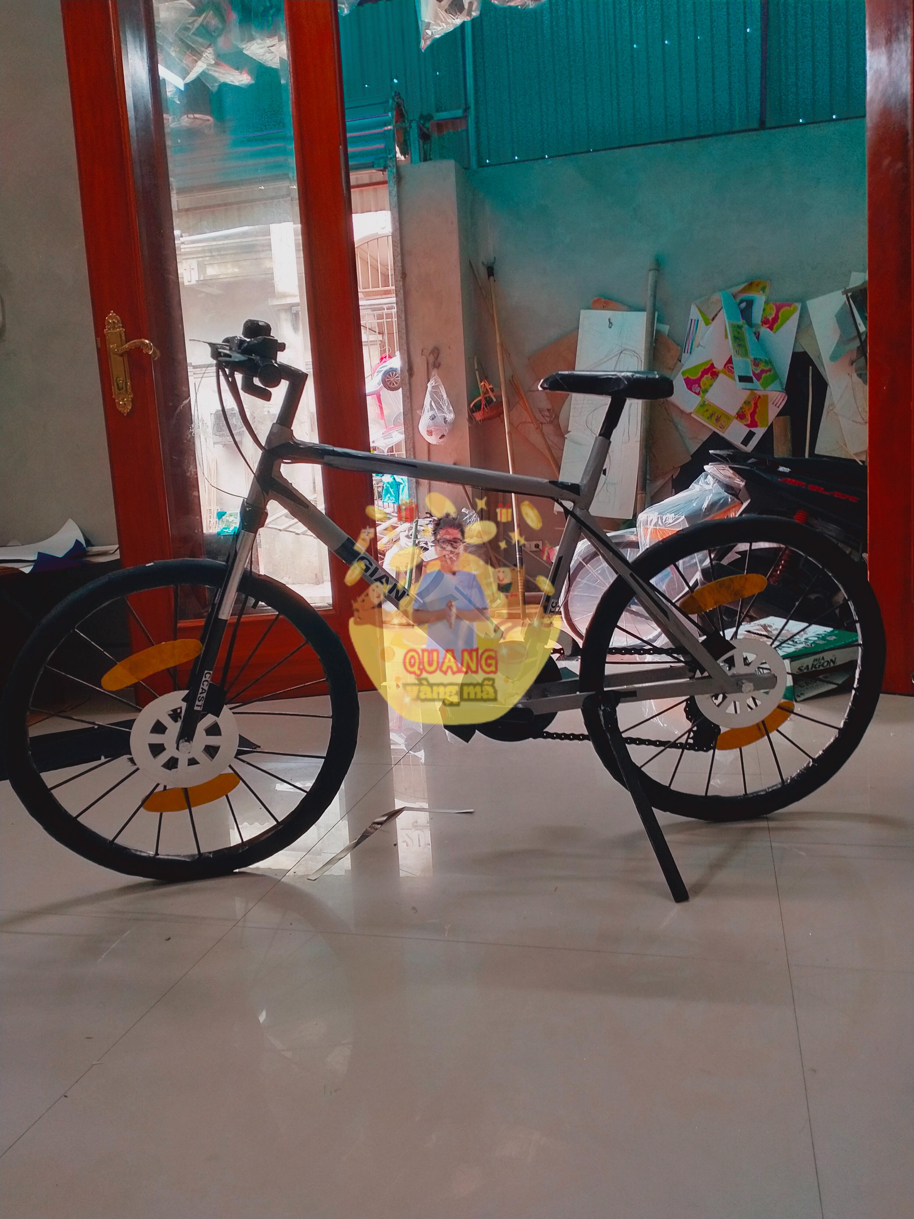 xe đạp thể thao gain xám