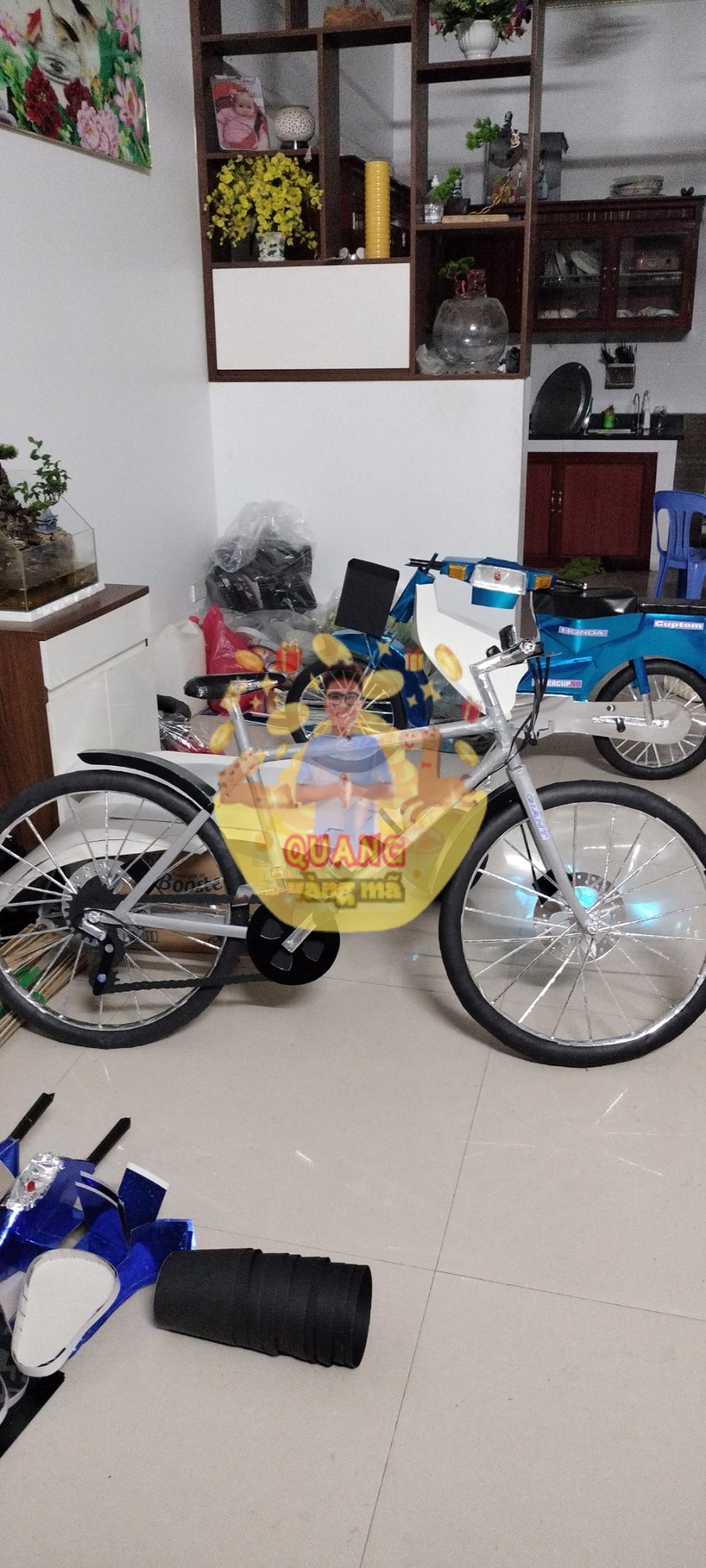 xe đạp thể thao gain xám
