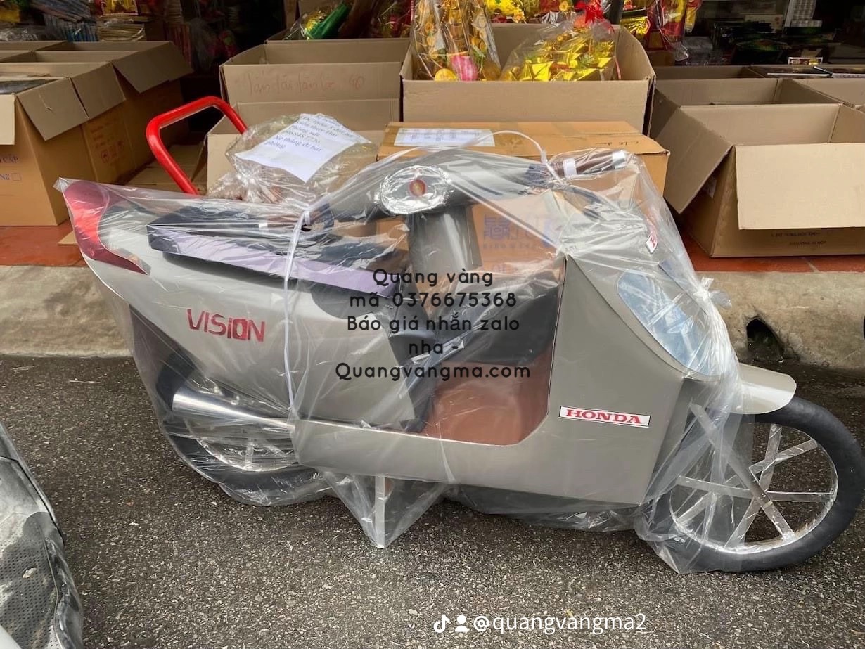 xe máy honda vision xám