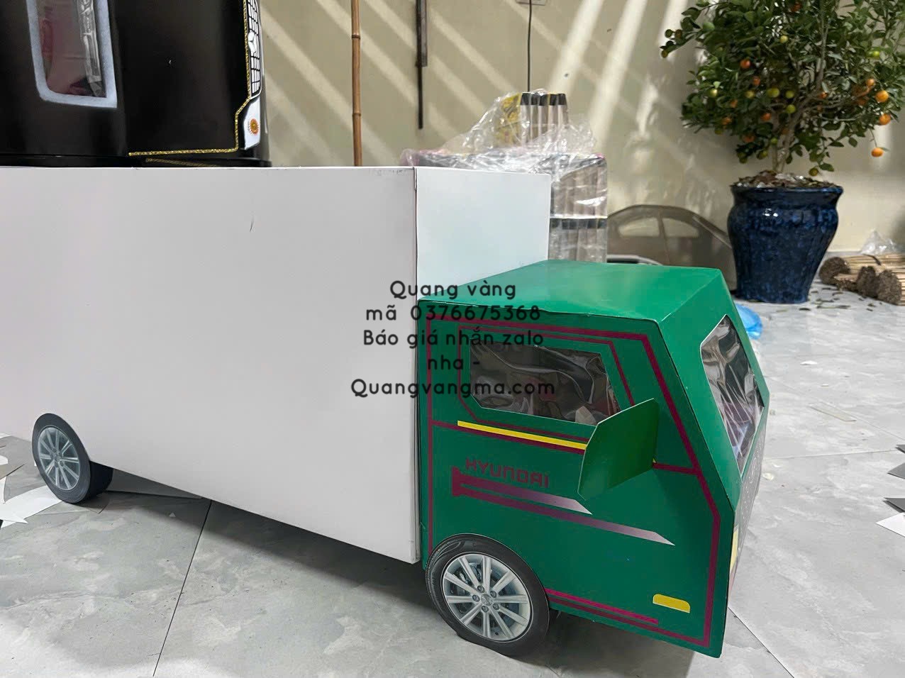 xe tải đầu xanh