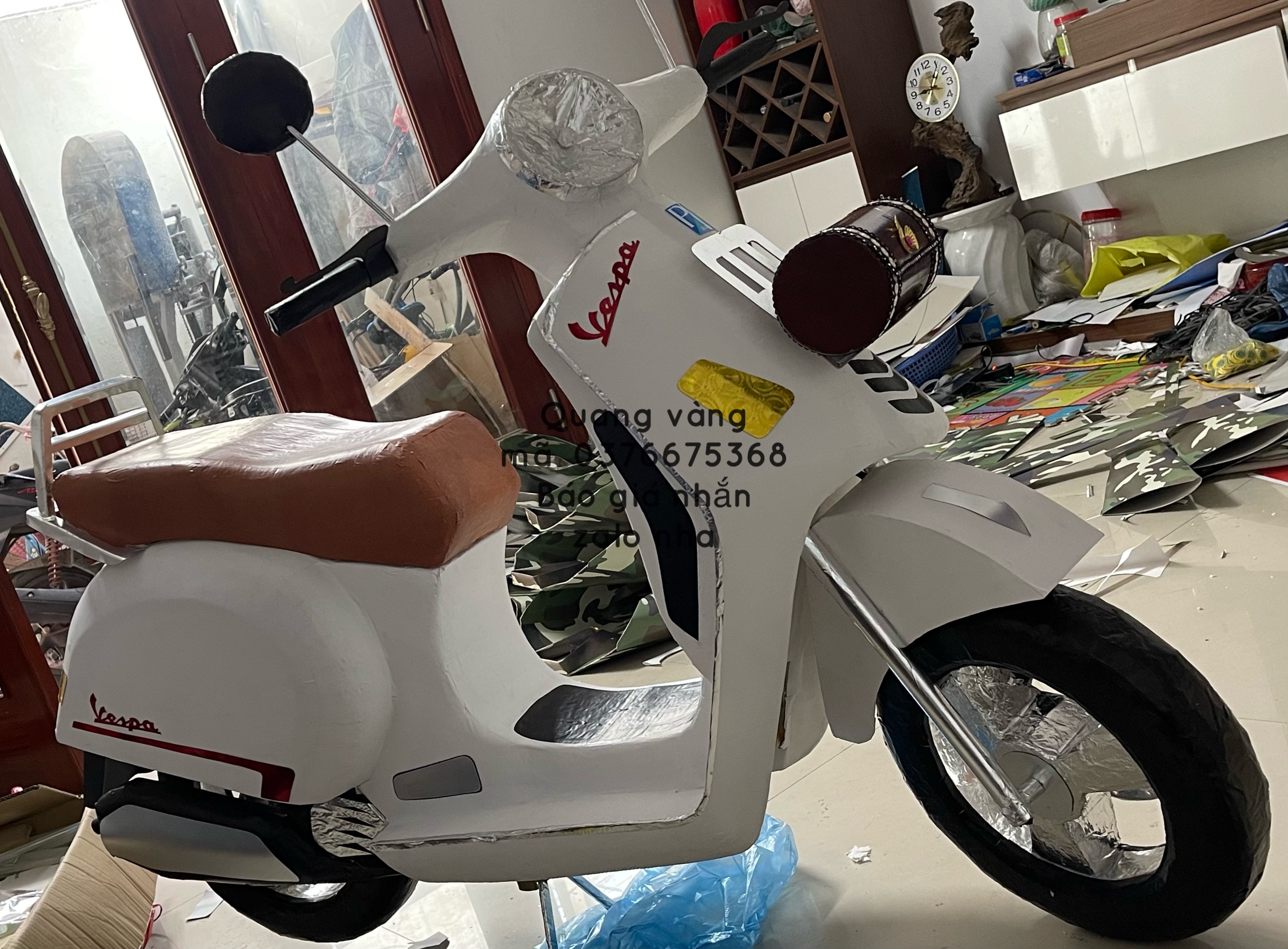xe vspa trắng