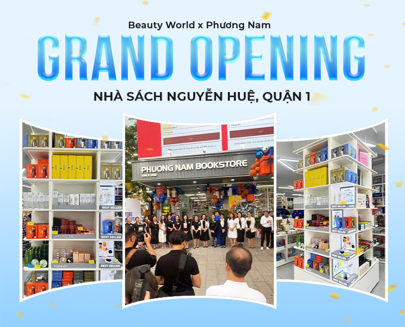 Beauty World Khai Trương Gian Hàng Tại Nhà Sách Phương Nam - Nguyễn Huệ