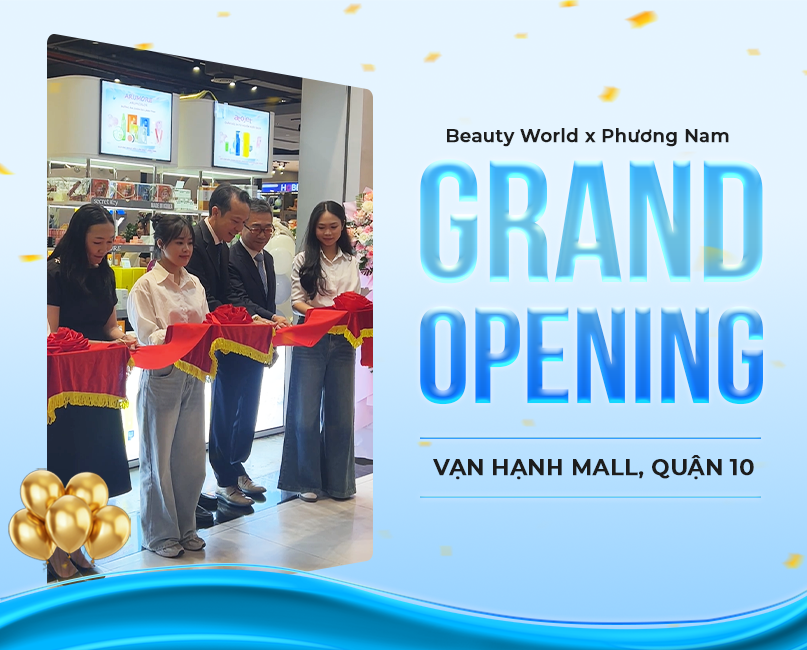 Beauty World Khai Trương Gian Hàng Tại Nhà Sách Phương Nam Vạn Hạnh Mall
