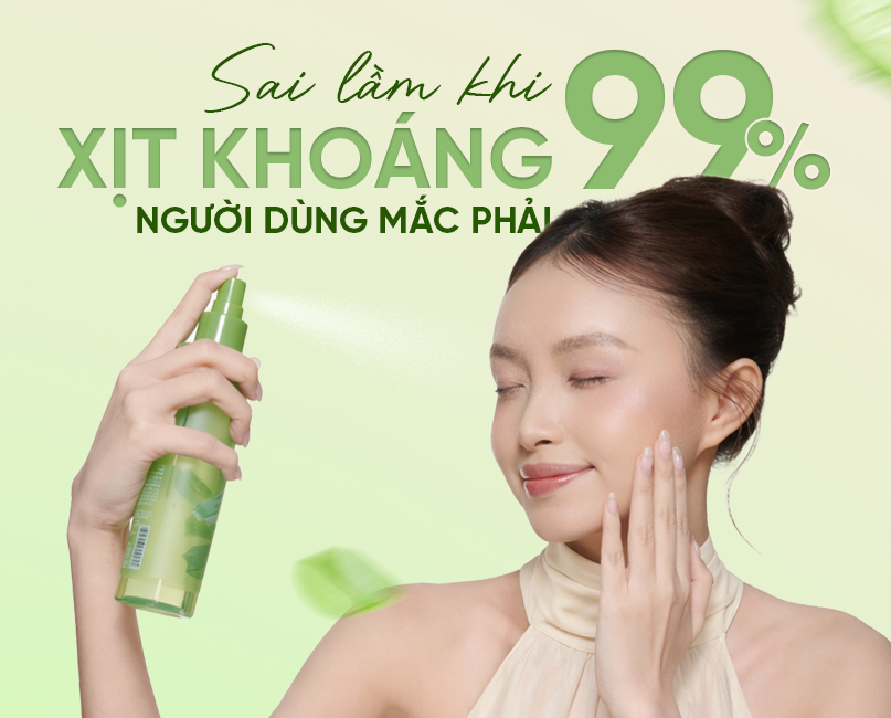Cách Dùng Xịt Khoáng Đúng Cách – Tránh Sai Lầm Khiến Da Càng Khô Hơn