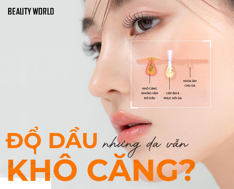 Da Đổ Dầu Nhưng Vẫn Khô? Giải Pháp Cấp Nước Tức Thì Với Xịt Khoáng Arumore