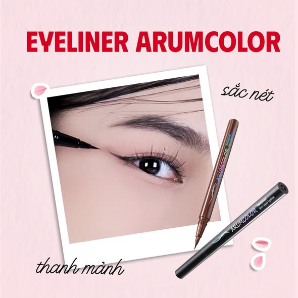 Arumcolor Eyeliner – Bút Kẻ Mắt Chống Lem, Dễ Kẻ Cho Makeup Hằng Ngày