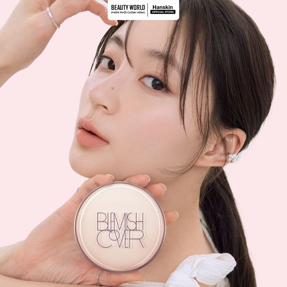 Phấn Nước Hanskin Blemish Cover – Lớp Nền Mỏng Nhẹ Che Phủ Tự Nhiên Chuẩn Hàn Quốc