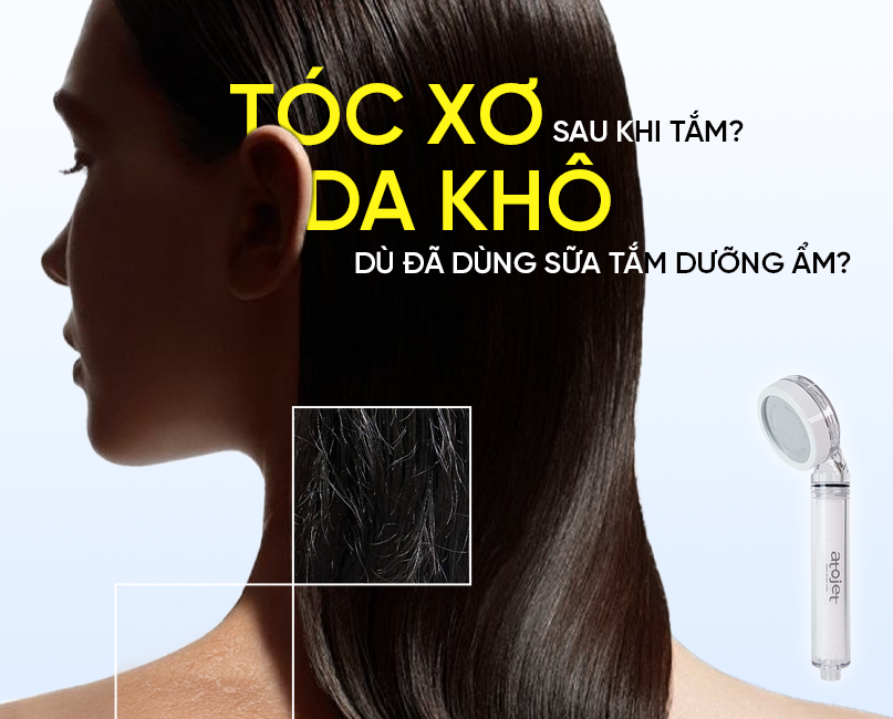 Vòi Sen Lọc Nước Atojet AJ-8200 – Giải Pháp Bảo Vệ Da Và Tóc Mỗi Ngày