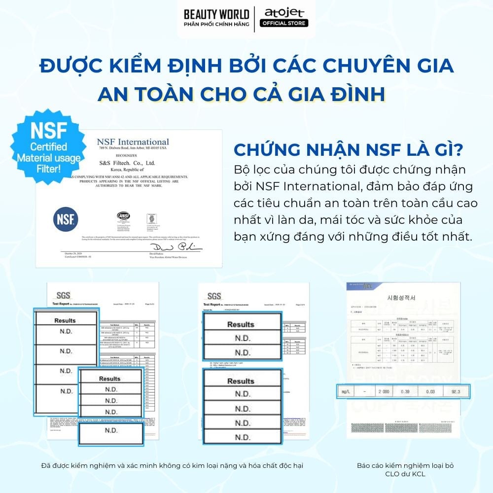 Bộ Lõi Lọc Nước Thay Thế Atojet AJ-8200F