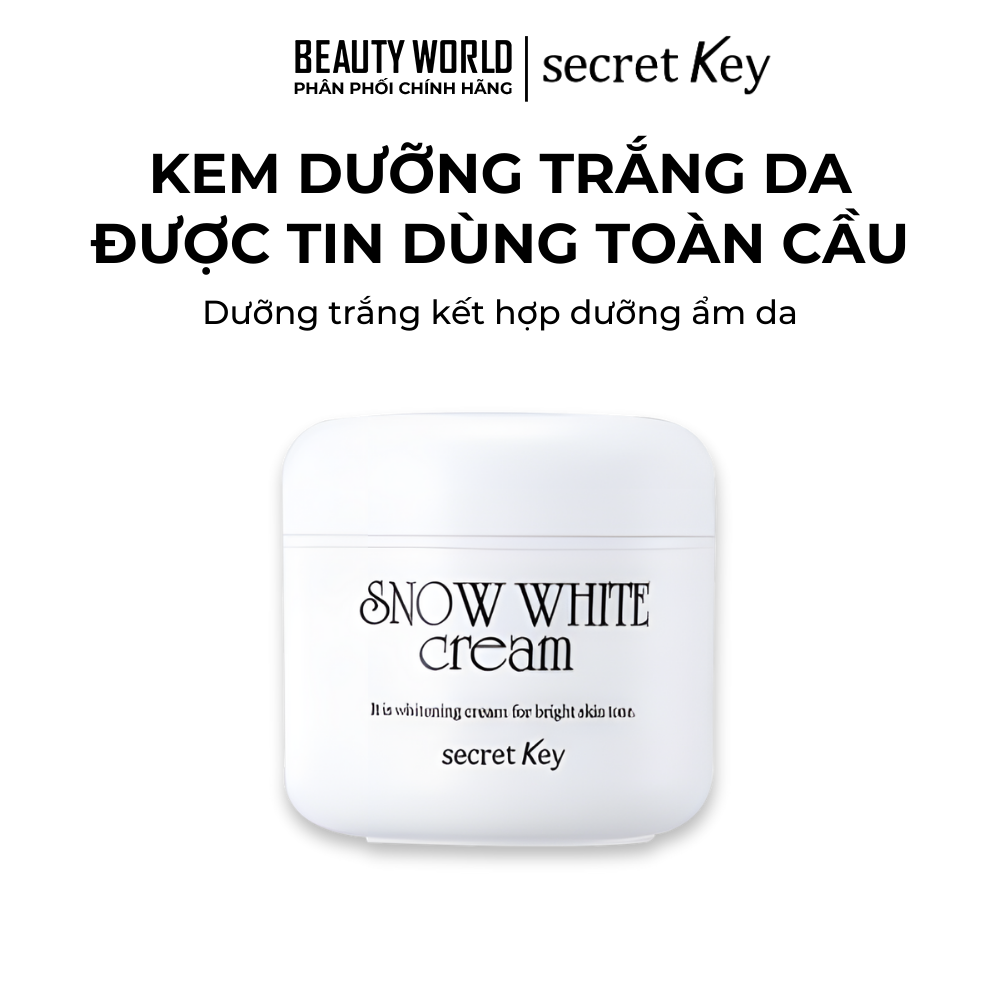 Kem Dưỡng Trắng Da Mặt SecretKey Snow White Cream 80ml