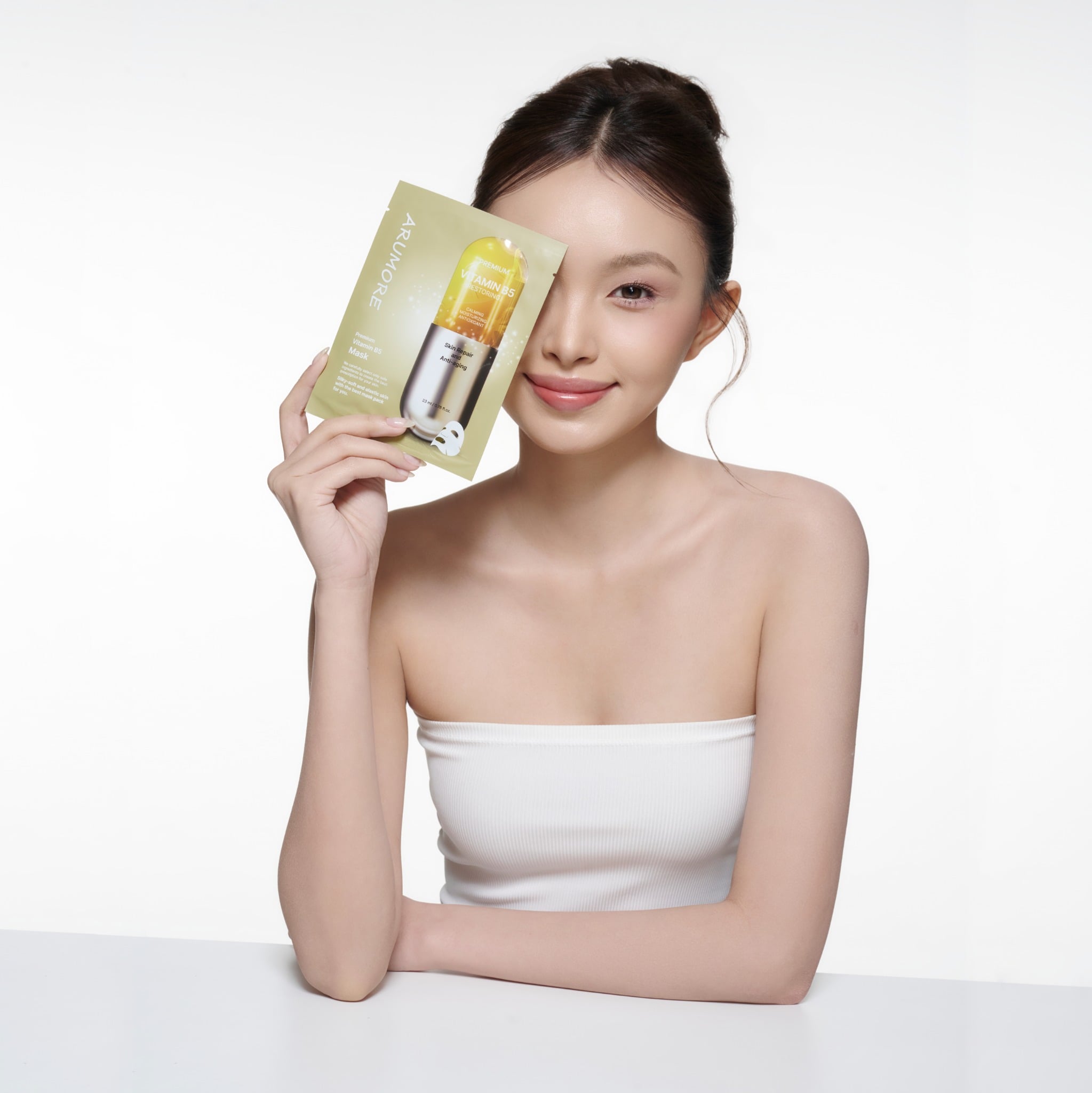 Mặt Nạ Arumore Premium B5 Cấp Ẩm Phục Hồi Làm Dịu Da 23ml