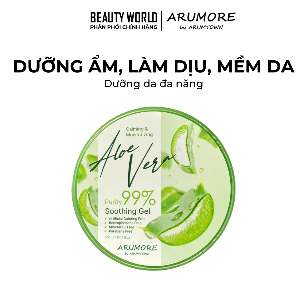 Gel Lô Hội Dưỡng Da Đa Năng Arumore Aloe Vera Smoothing Gel 300ml