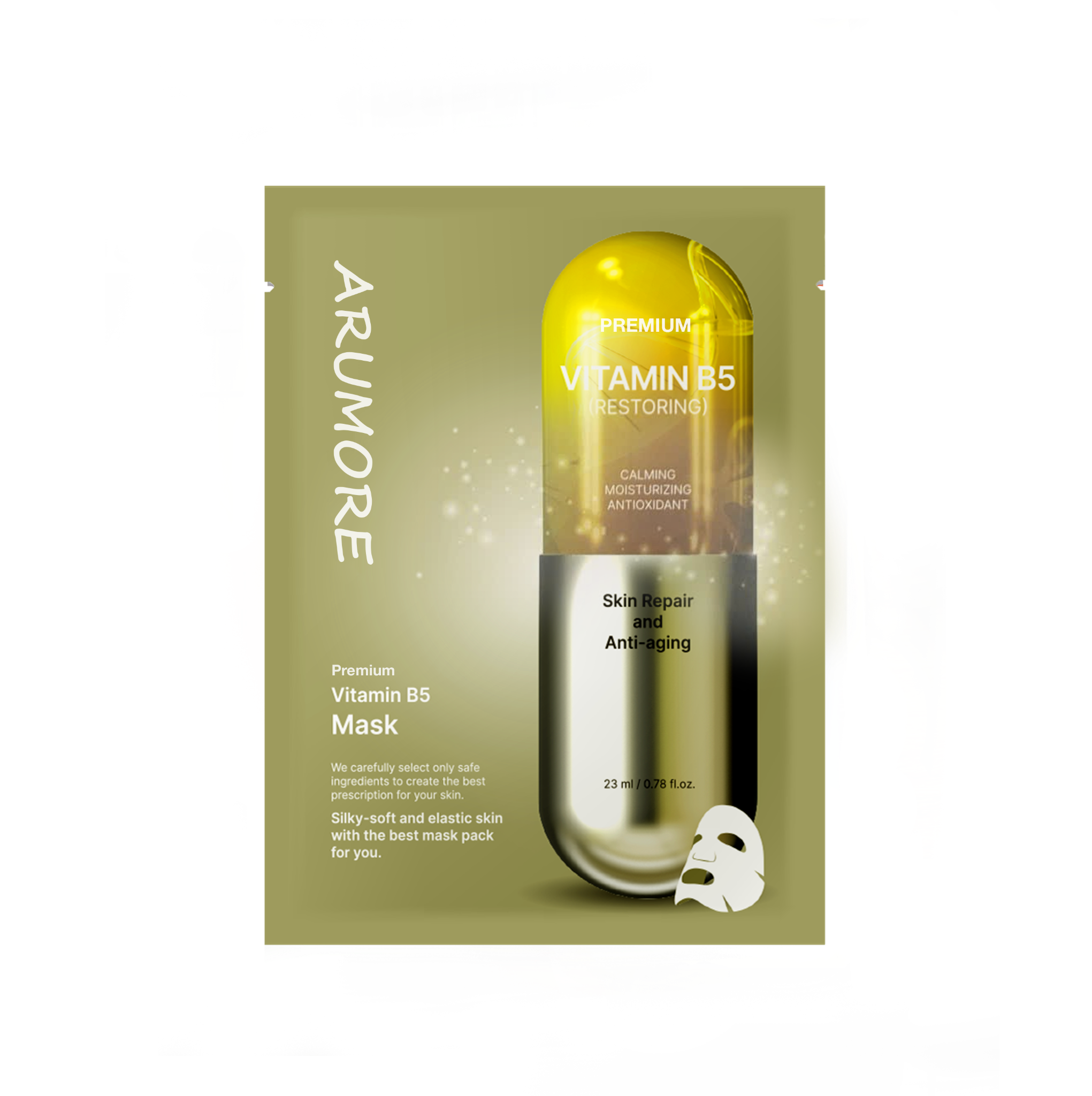 Mặt Nạ Arumore Premium B5 Cấp Ẩm Phục Hồi Làm Dịu Da 23ml