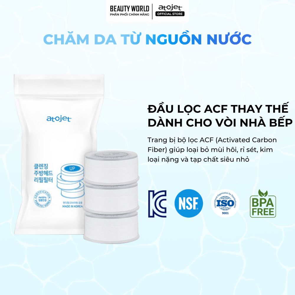 Bộ Đầu Lọc ACF Thay Thế Dành Cho Vòi Nhà Bếp Atojet AJ-8510