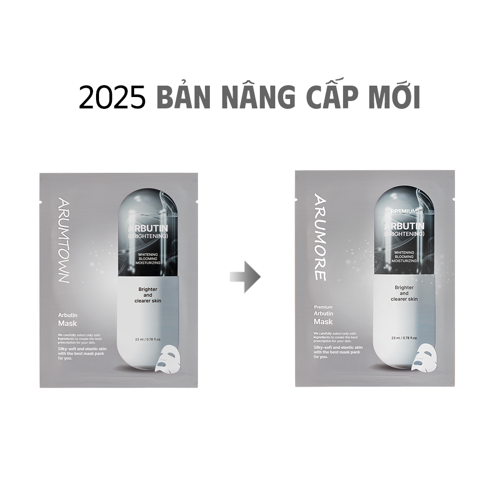 Combo 10 Mặt Nạ Mix Arumore Premium Dưỡng Ẩm Làm Sáng Làm Dịu Da 23ml