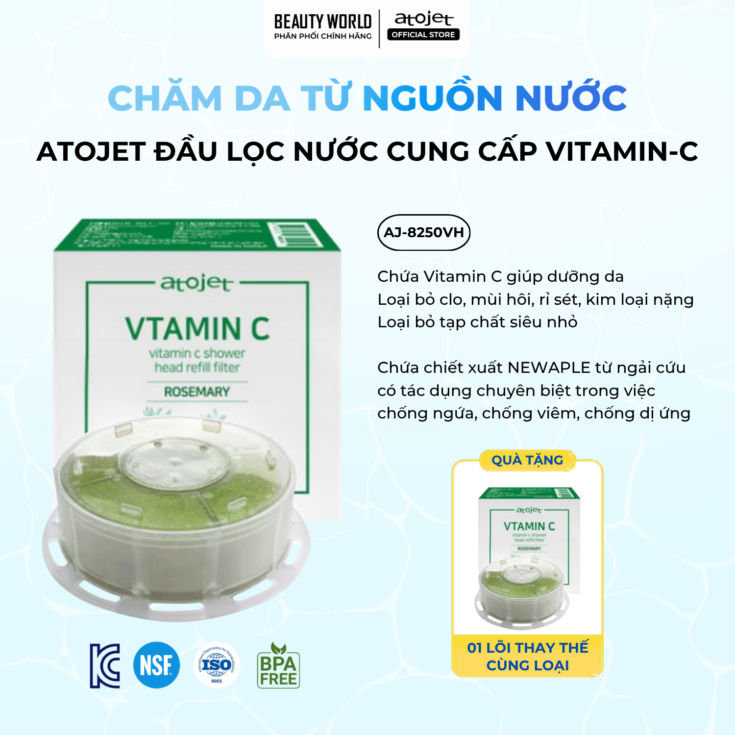 Đầu Lọc Nước Cung Cấp Vitamin C Atojet