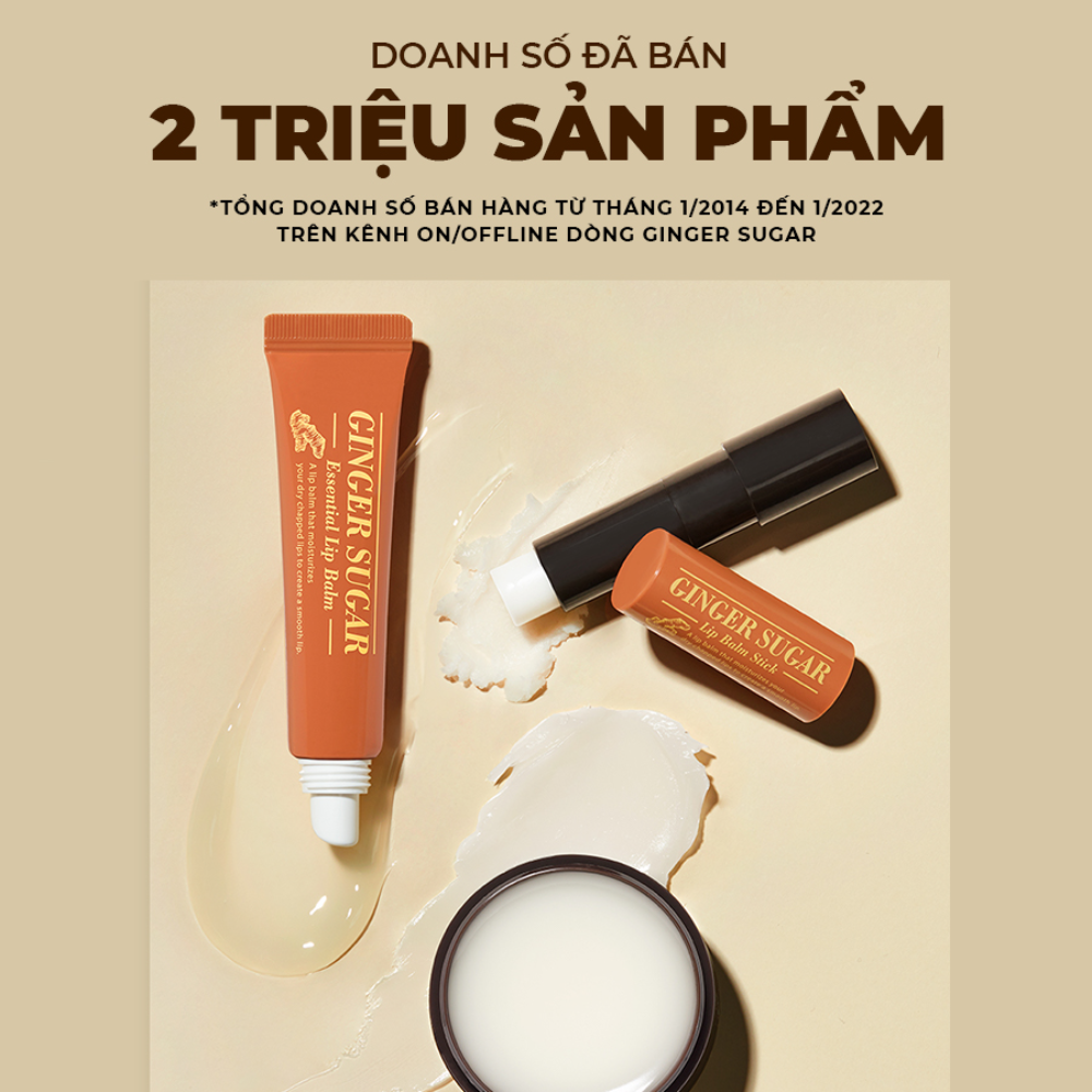 Dưỡng Môi ETUDE Ginger Sugar Essential Lip Balm