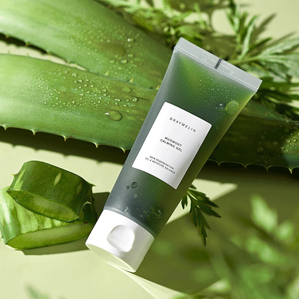 Gel Dưỡng Ngải Cứu Graymelin Mugwort Calming Gel 100ml Dịu Nhẹ Cho Da Dầu Mụn Nhạy Cảm